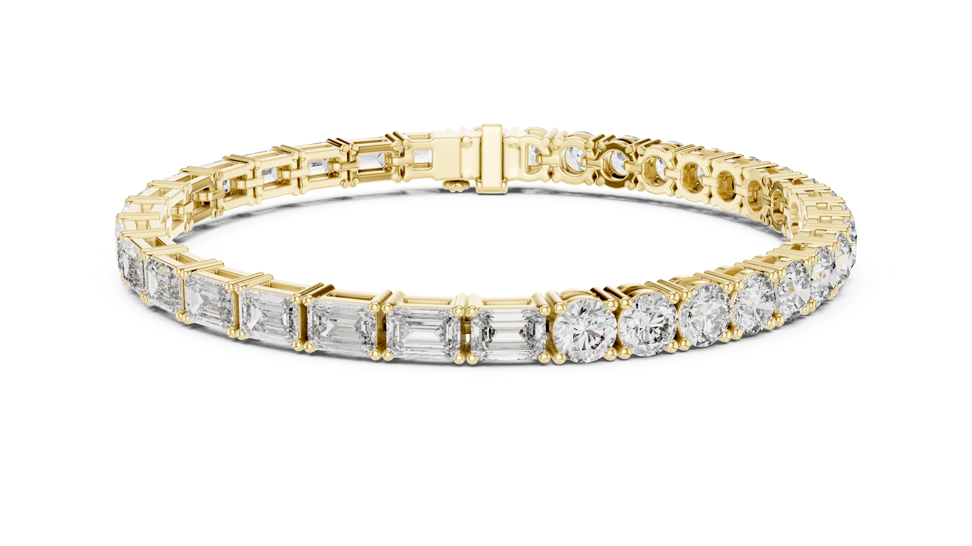 Luxury Mixed Cut Diamond Bracelet