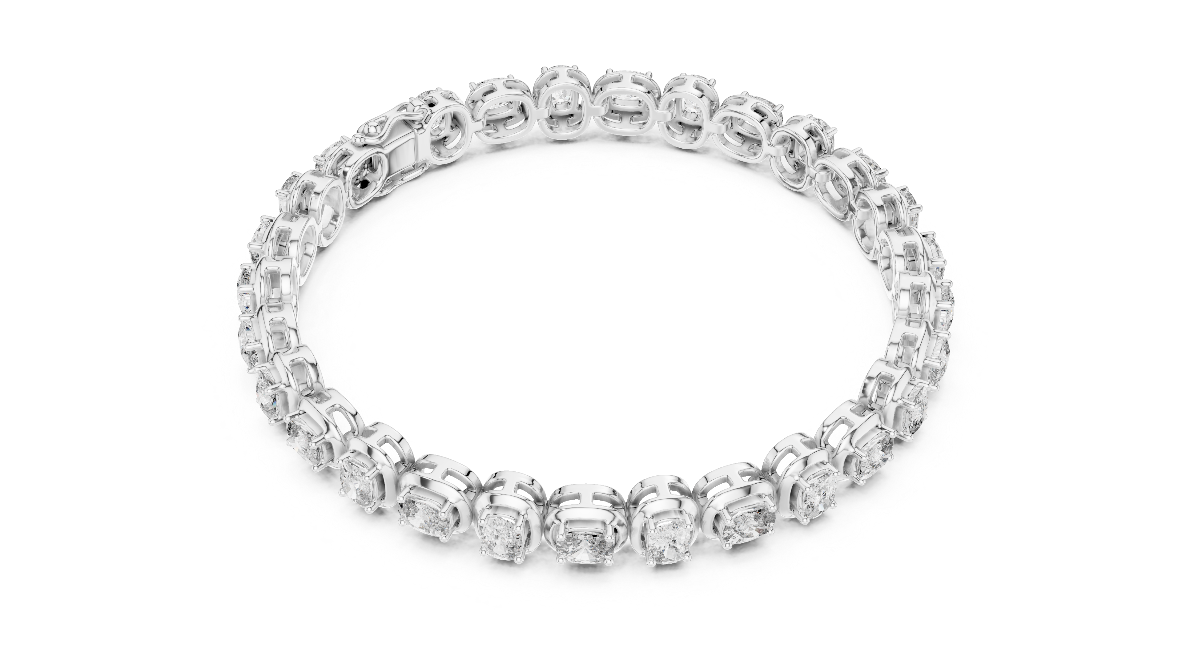 Royal Cushion Tennis Bracelet