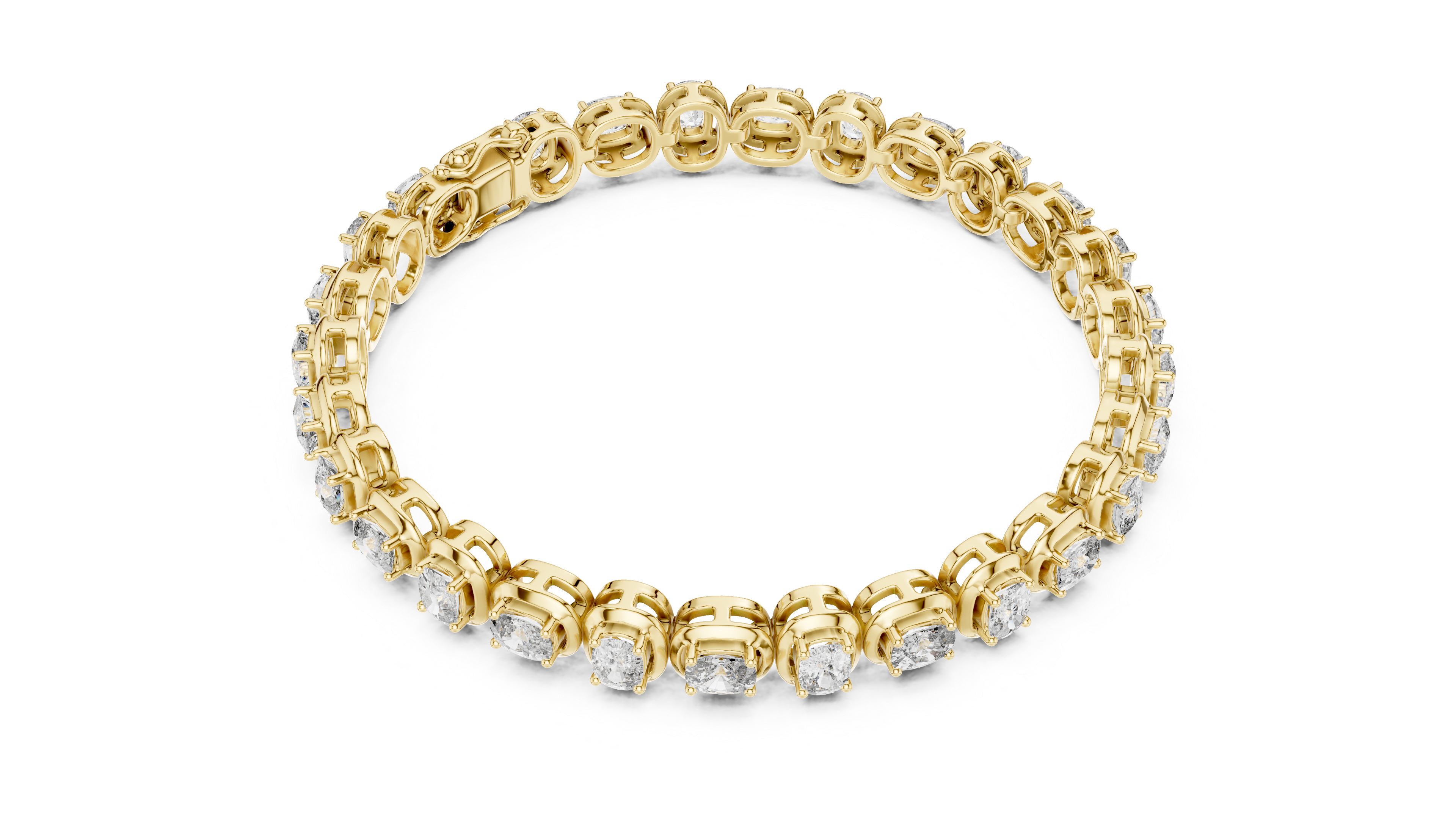 Royal Cushion Tennis Bracelet
