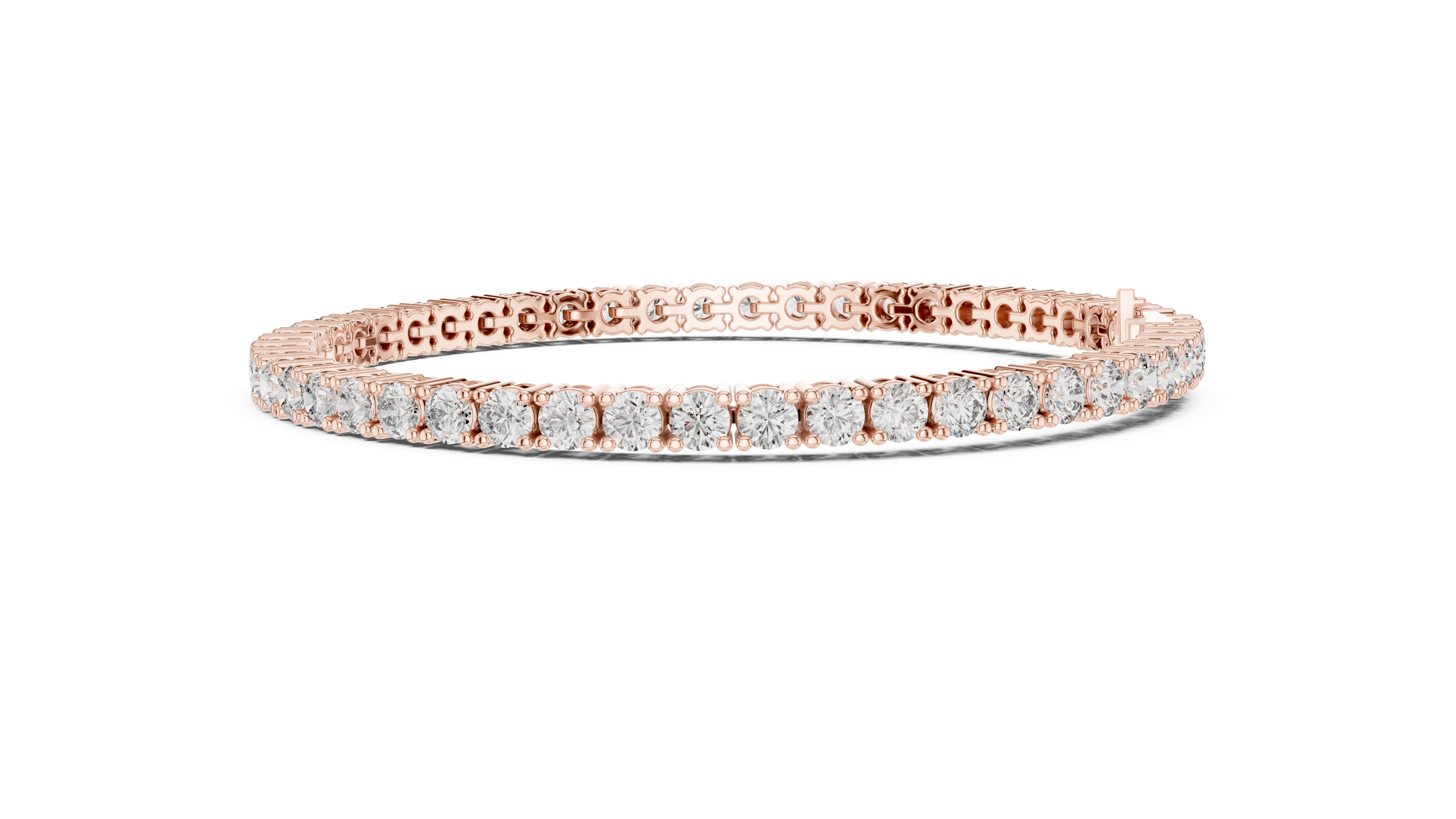 Luxury Round Diamond Tennis Bracelet