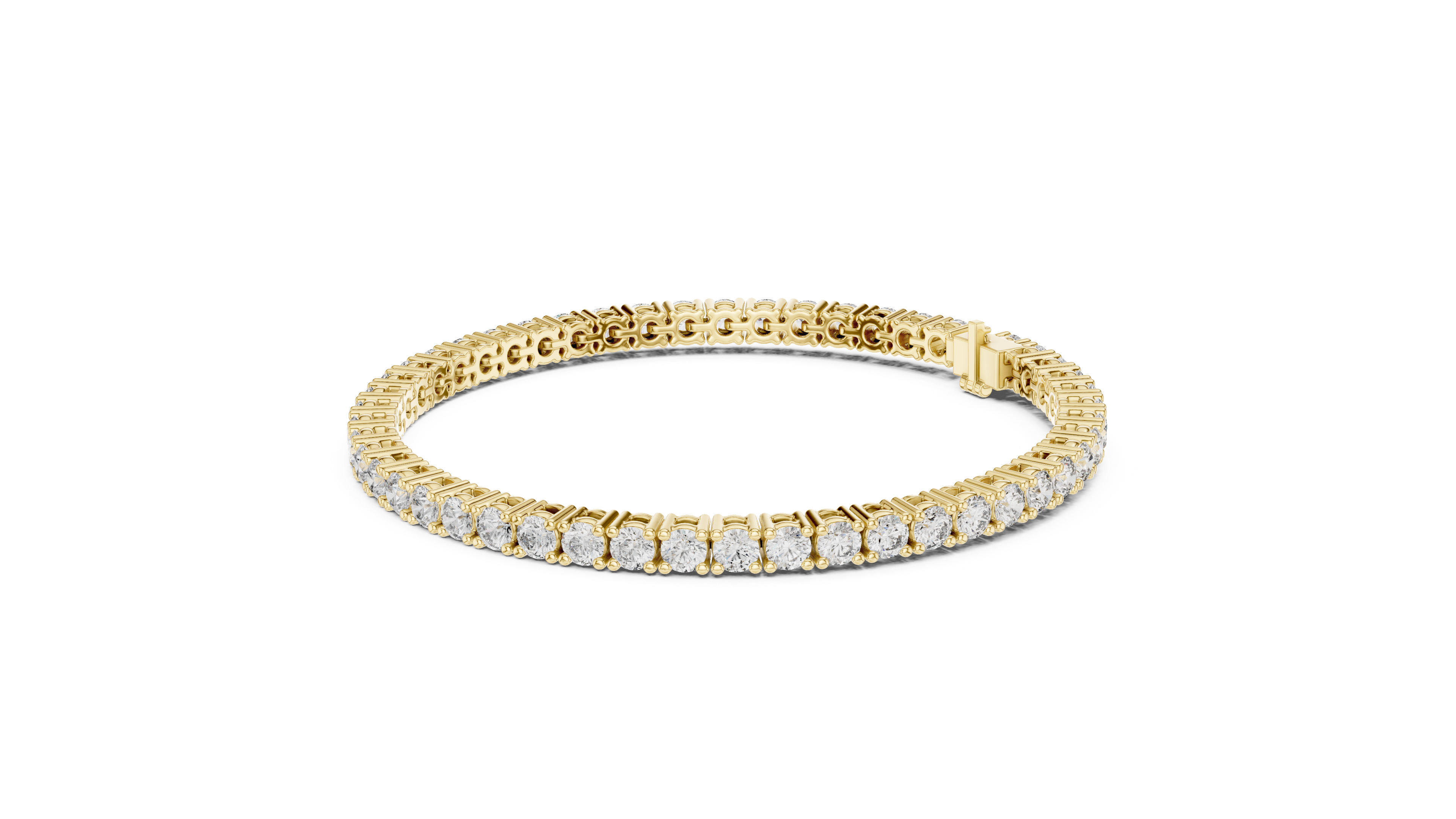 Luxury Round Diamond Tennis Bracelet
