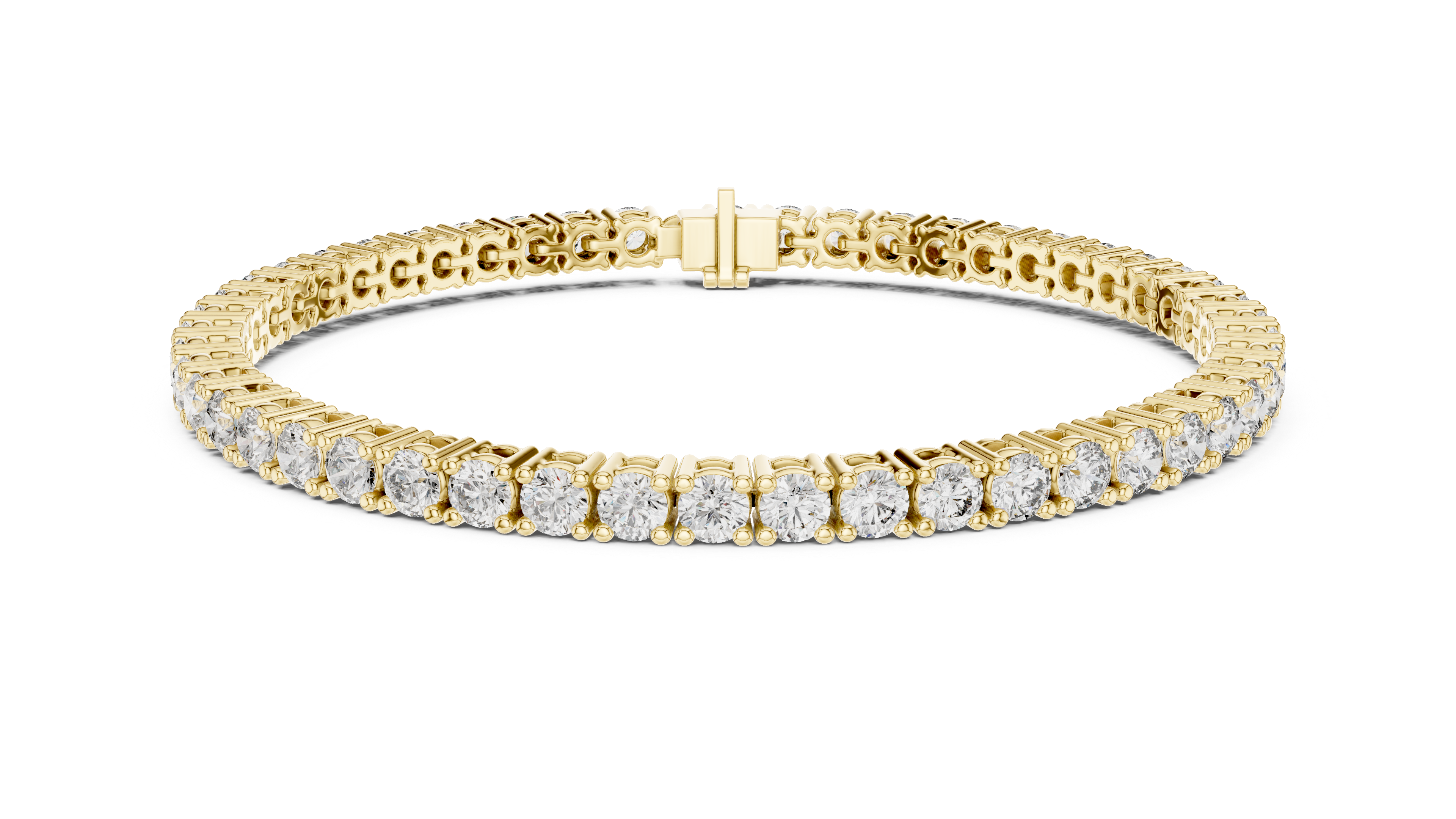 Luxury Round Diamond Tennis Bracelet