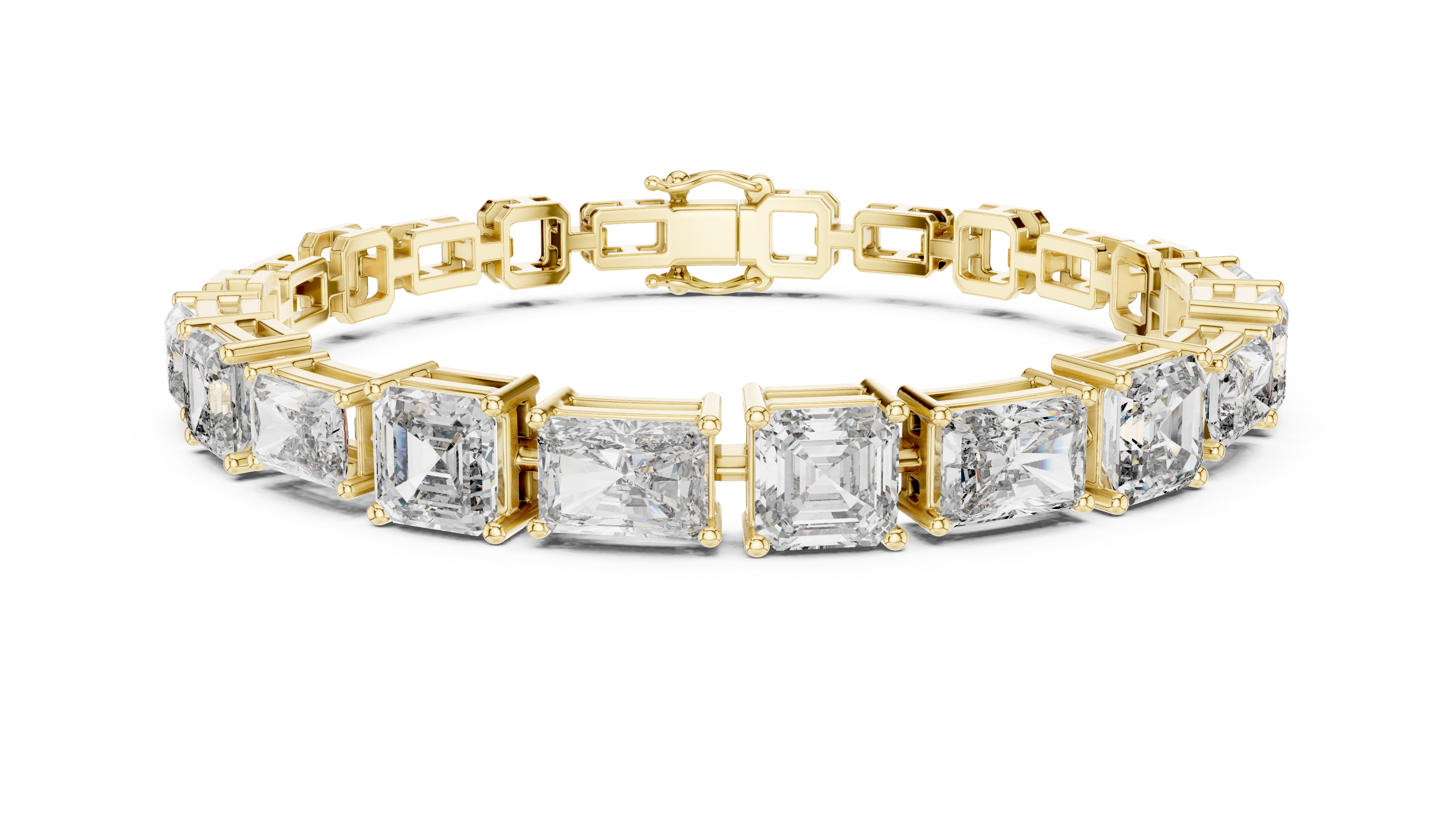 Luxury Mixed Cut Diamond Bracelet