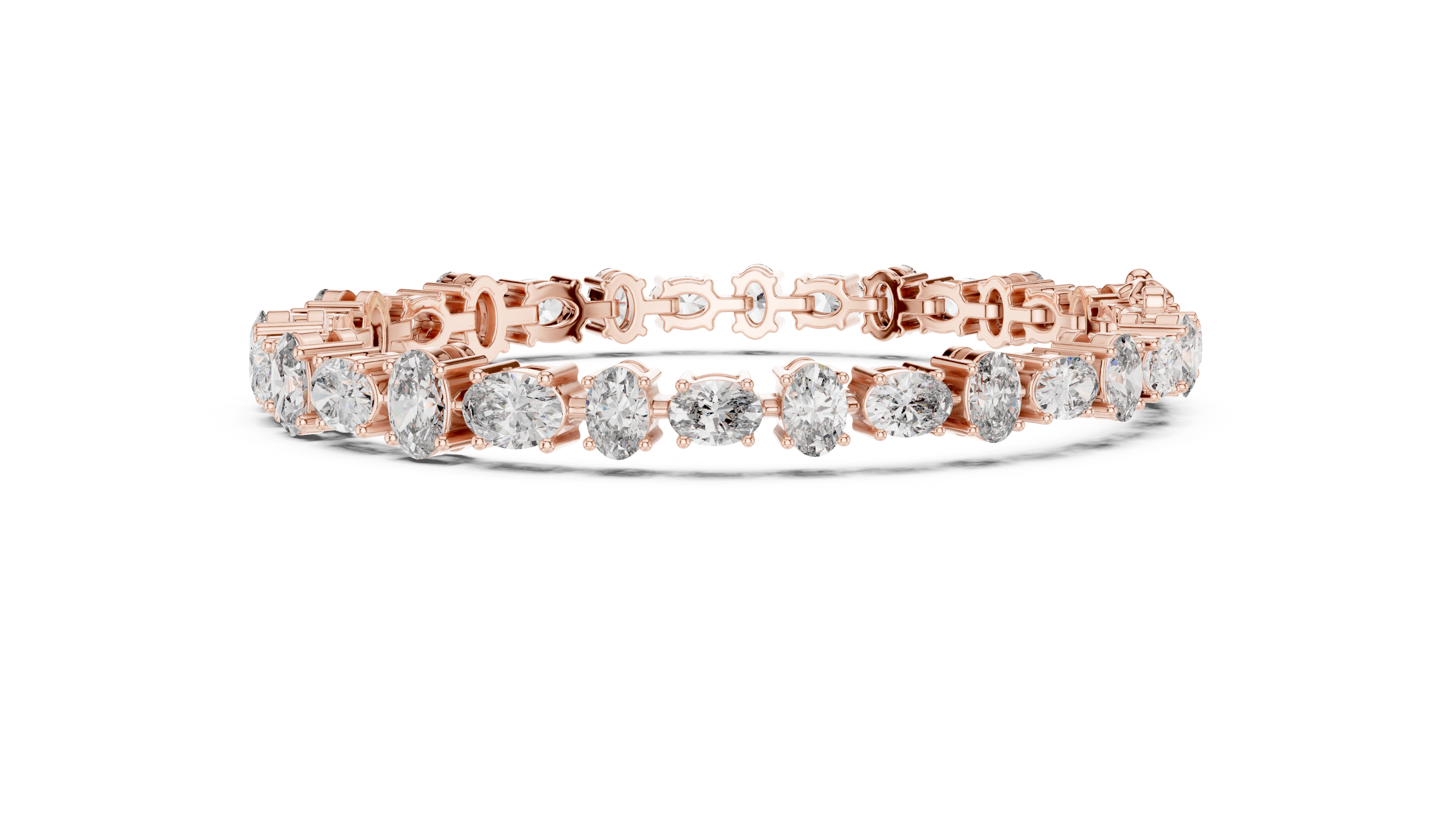 Luxury Oval Diamond Bracelet