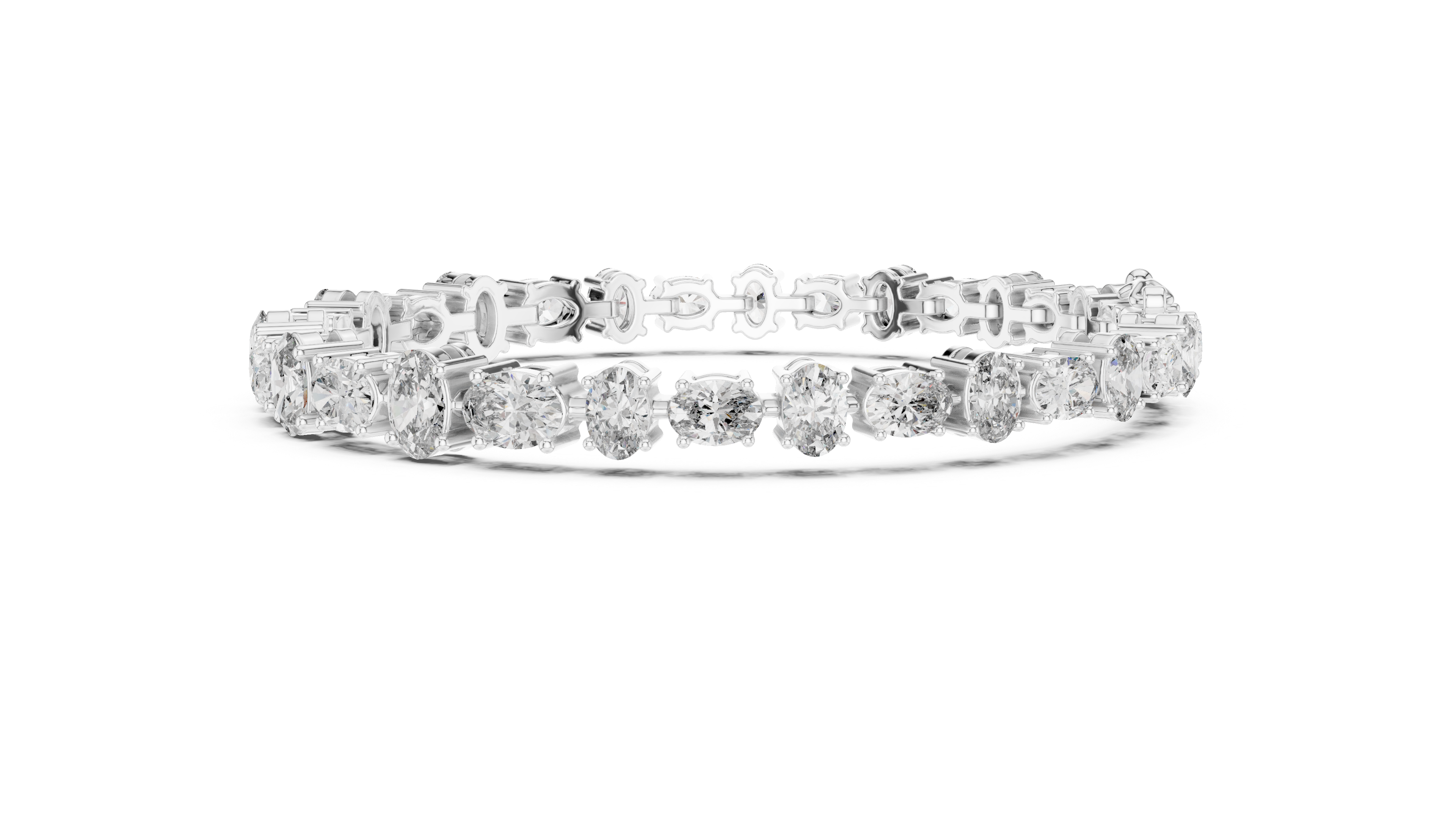Luxury Oval Diamond Bracelet
