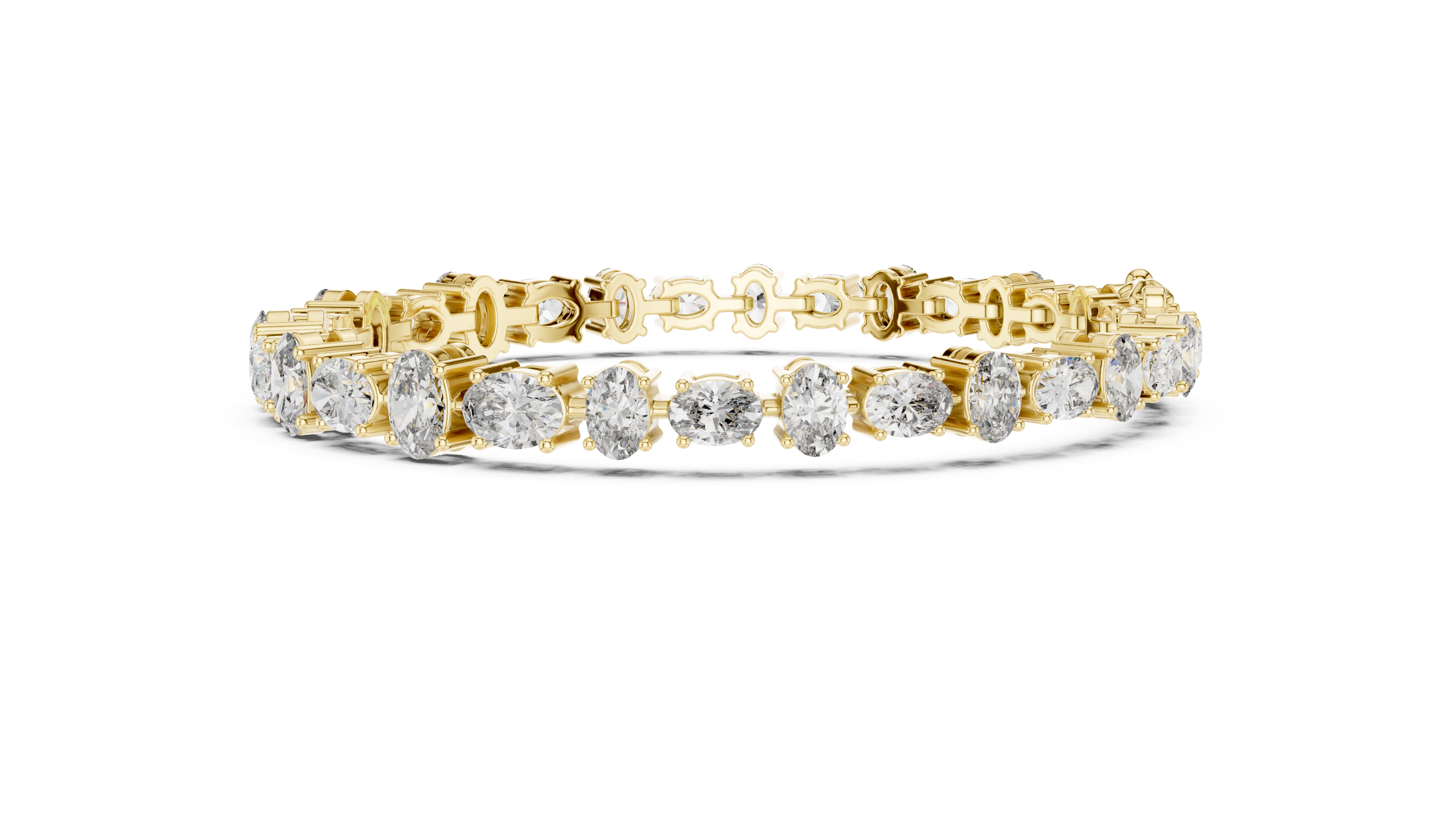 Luxury Oval Diamond Bracelet