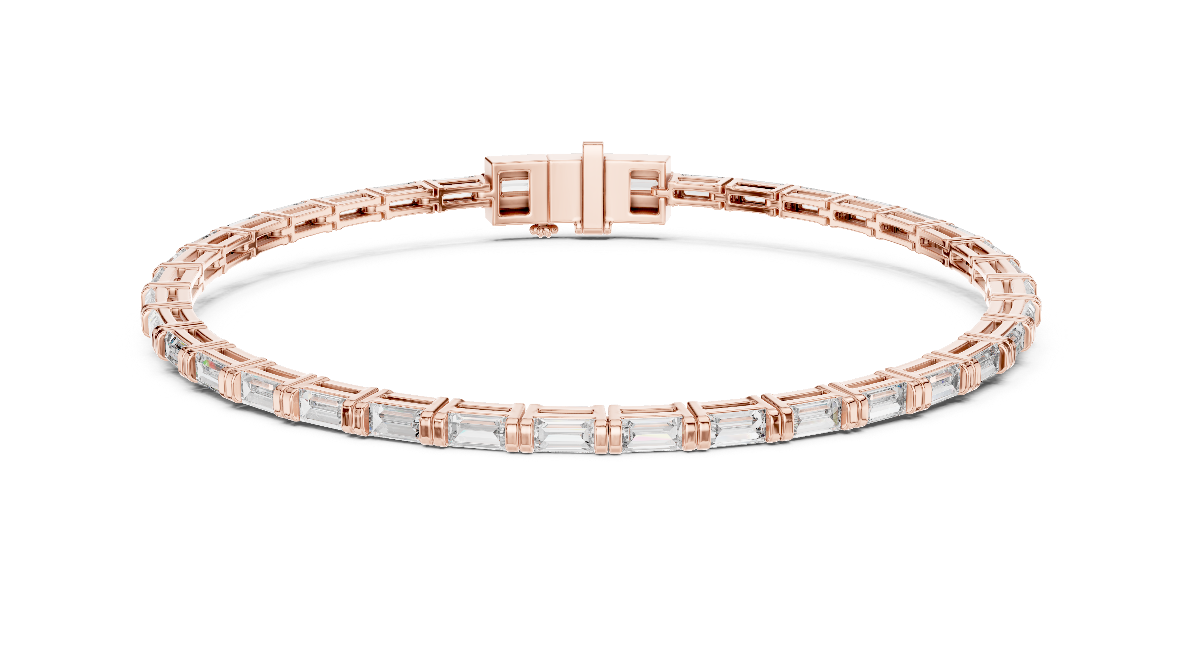 Prestige Baguette Stone Bracelet