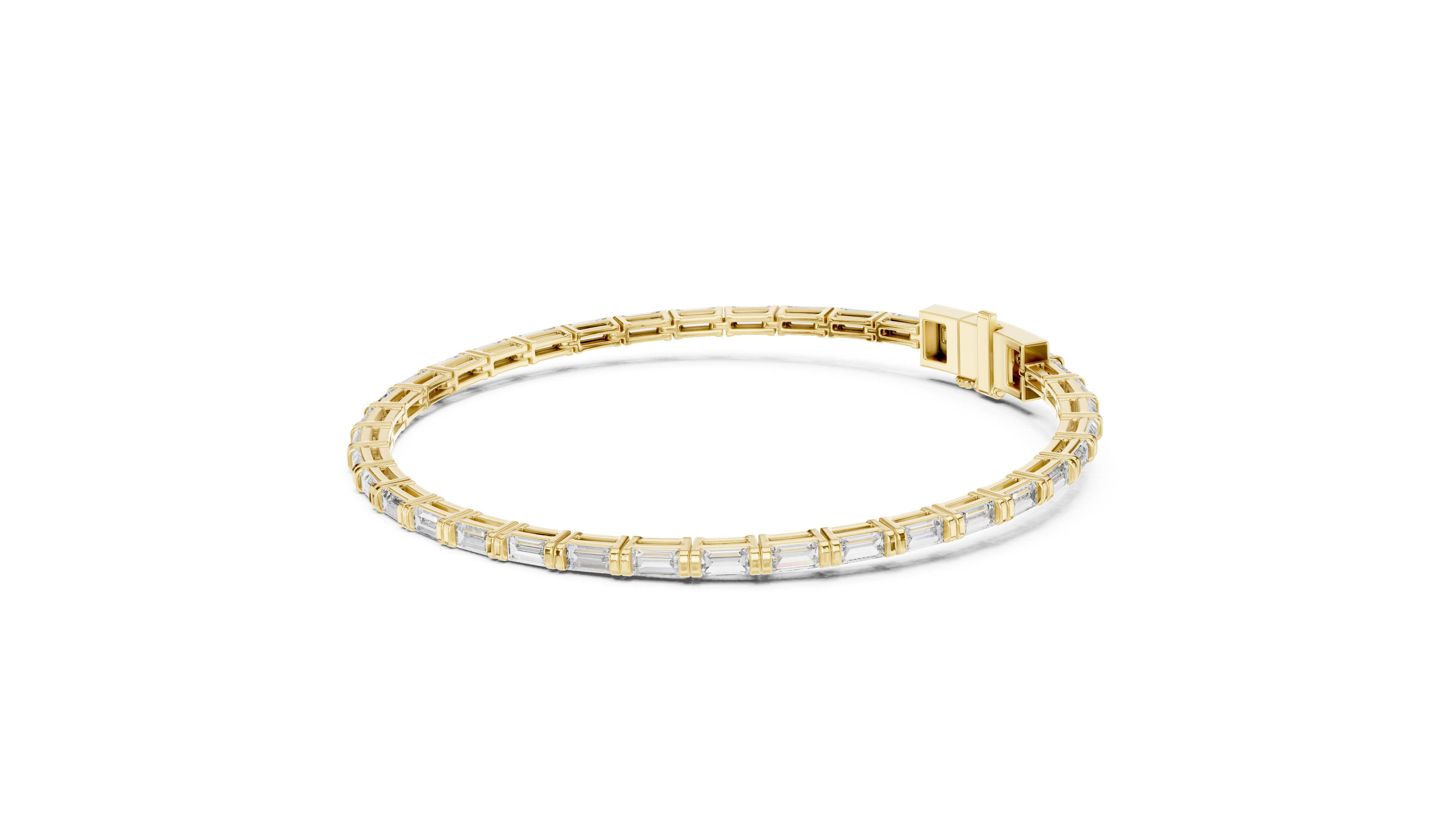 Prestige Baguette Stone Bracelet