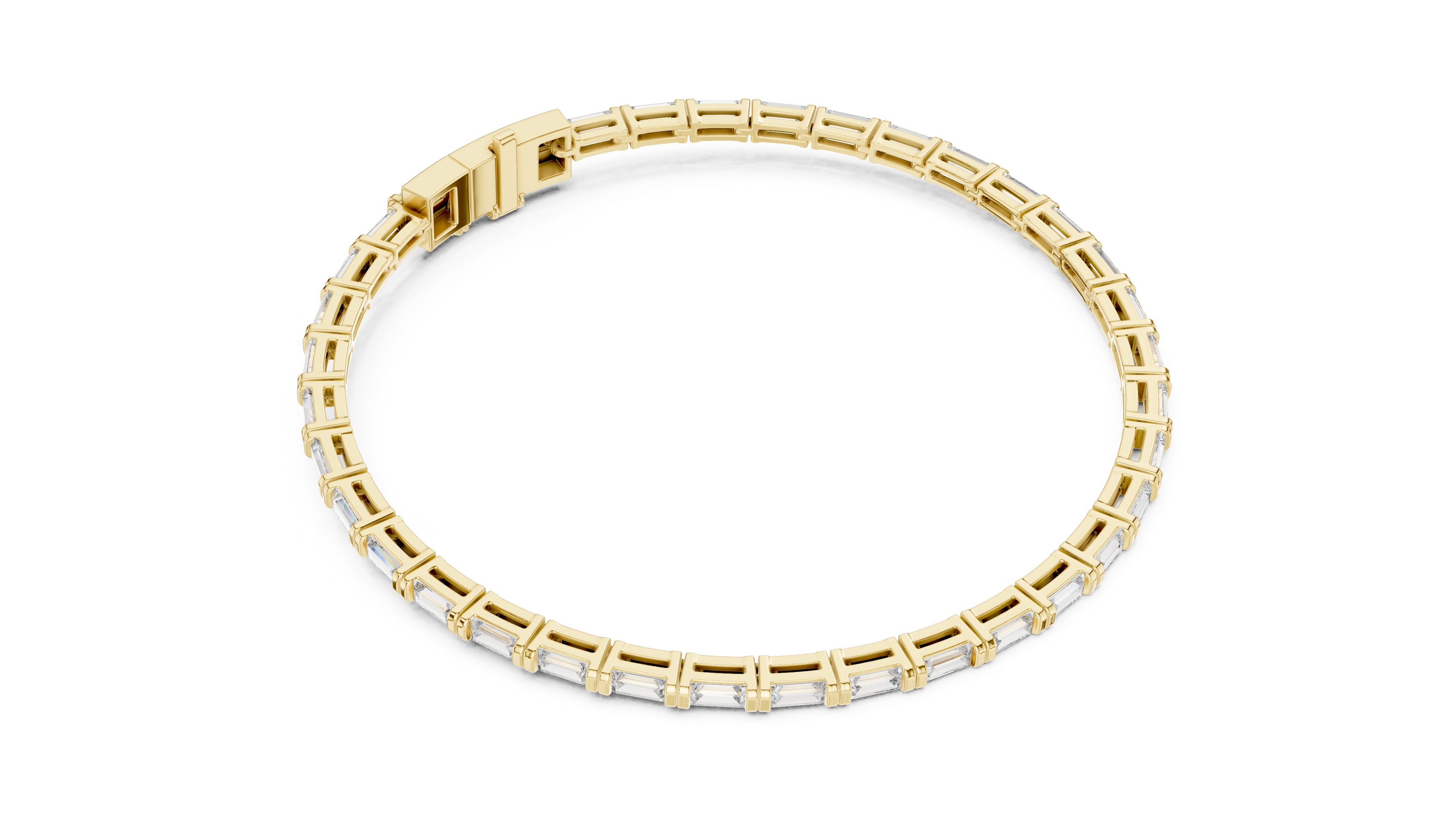 Prestige Baguette Stone Bracelet