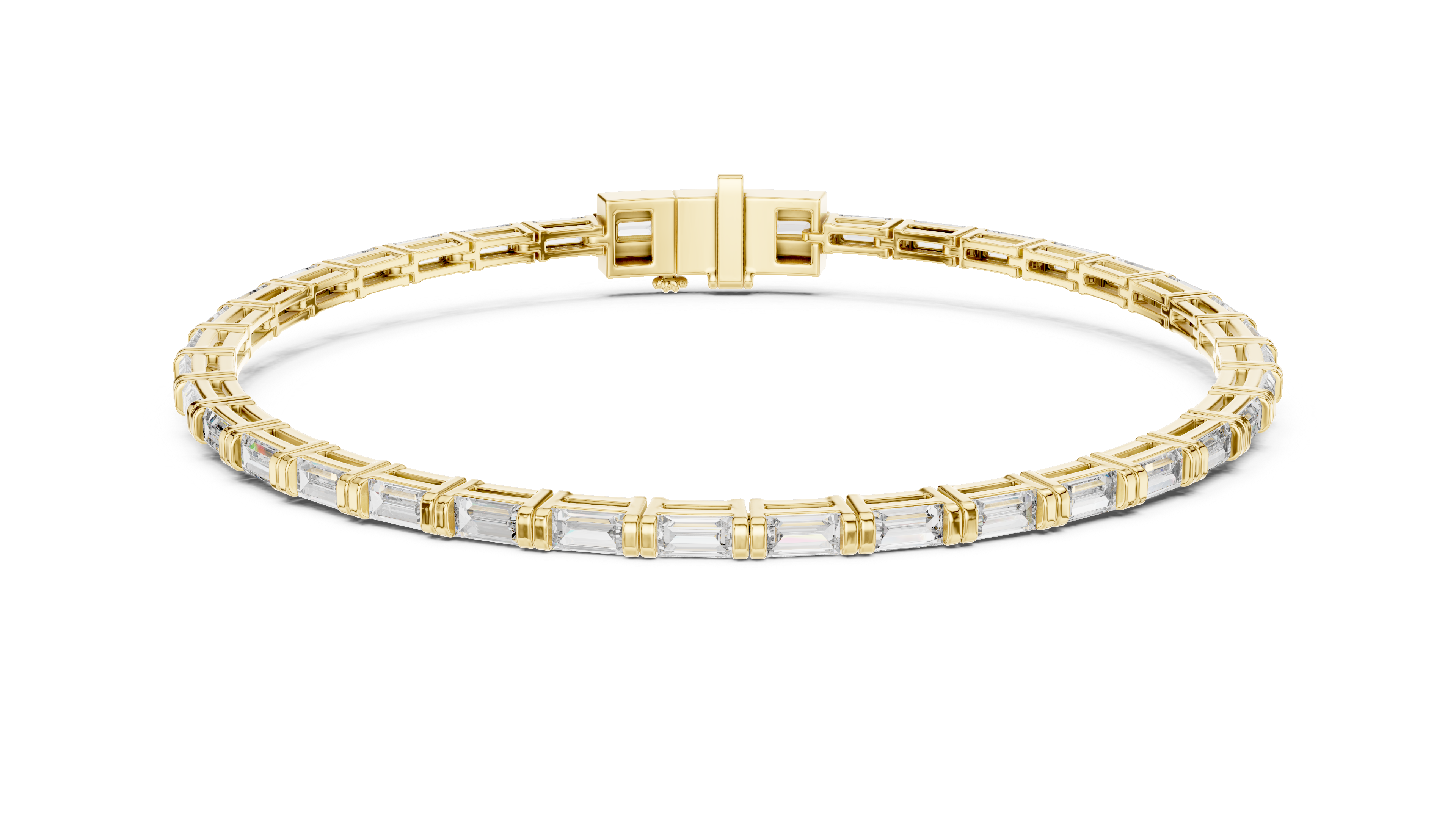 Prestige Baguette Stone Bracelet
