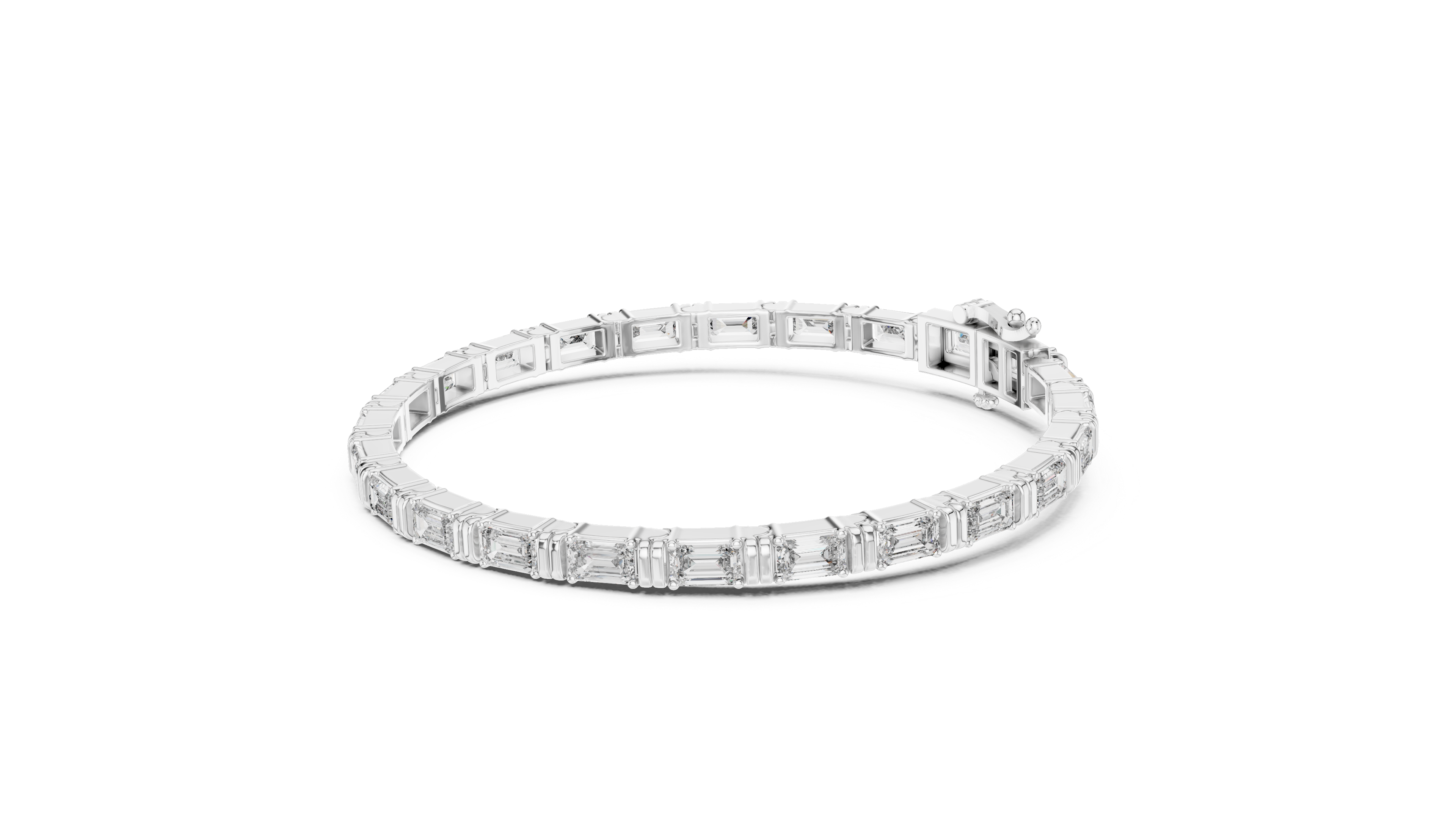 Imperial Emerald Stone Bracelet