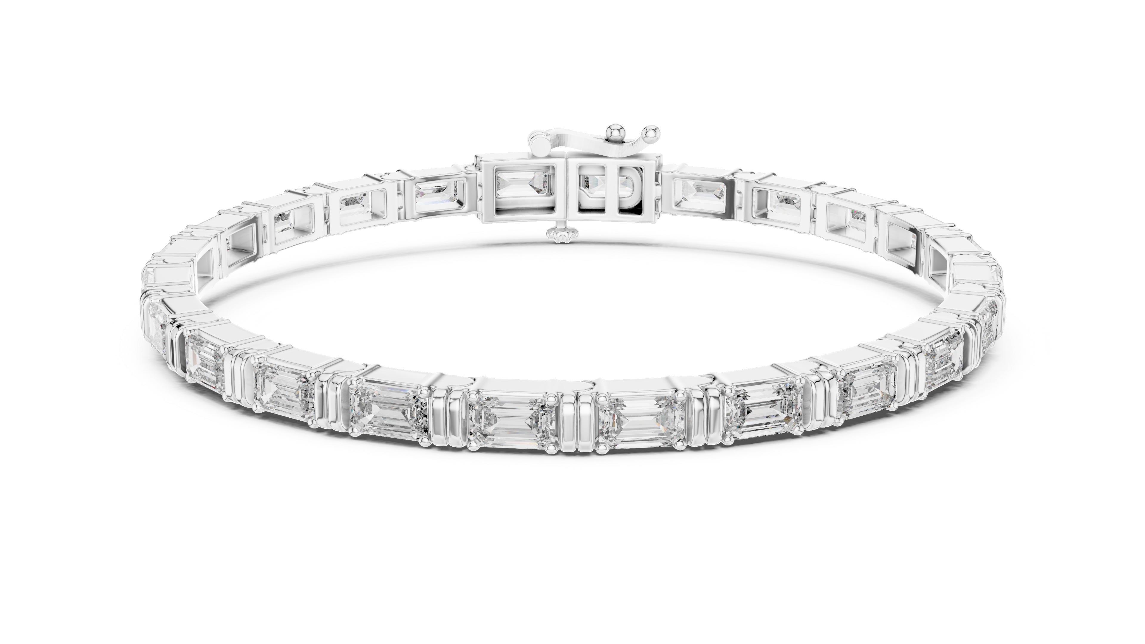 Imperial Emerald Stone Bracelet