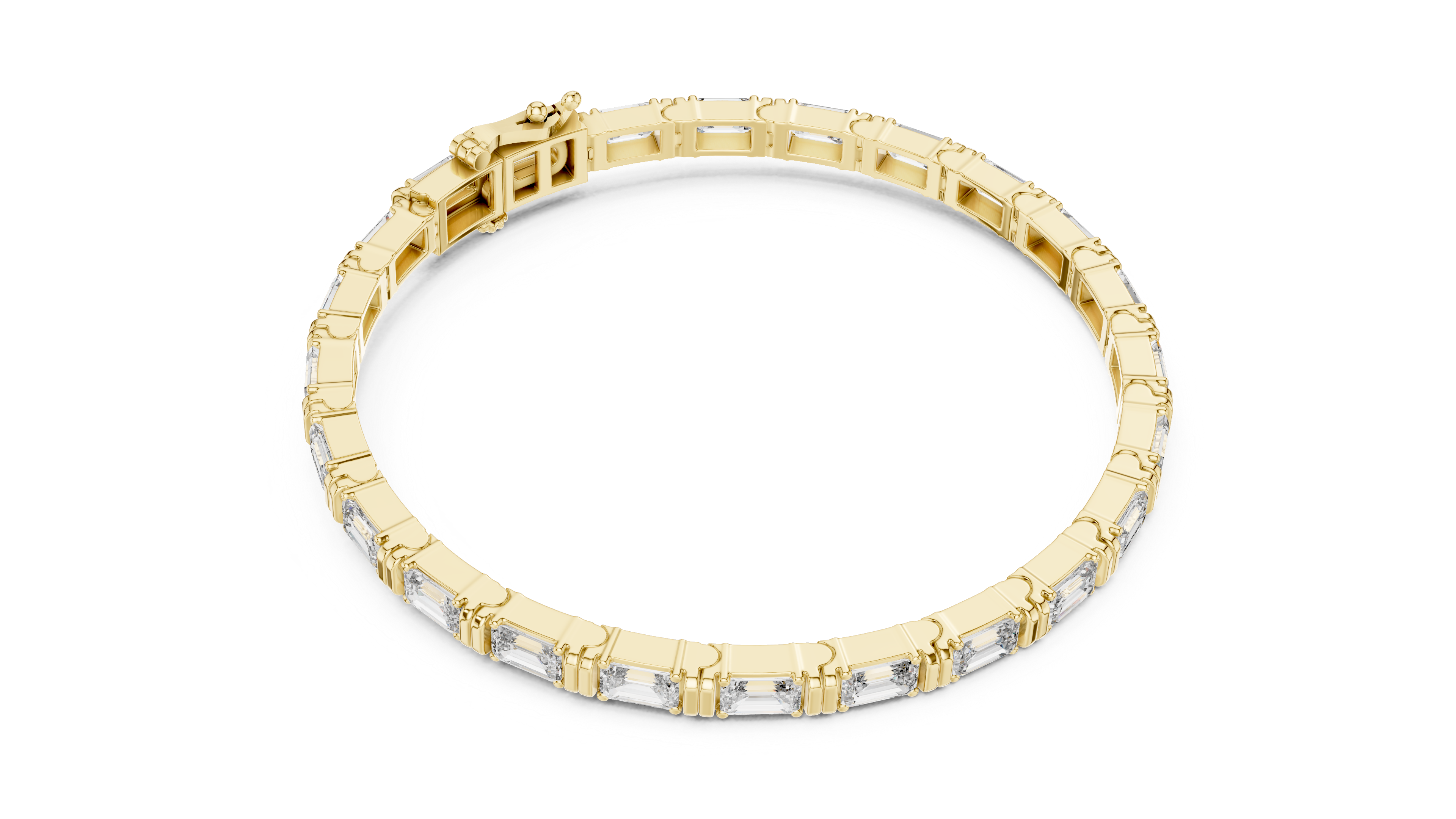 Imperial Emerald Stone Bracelet