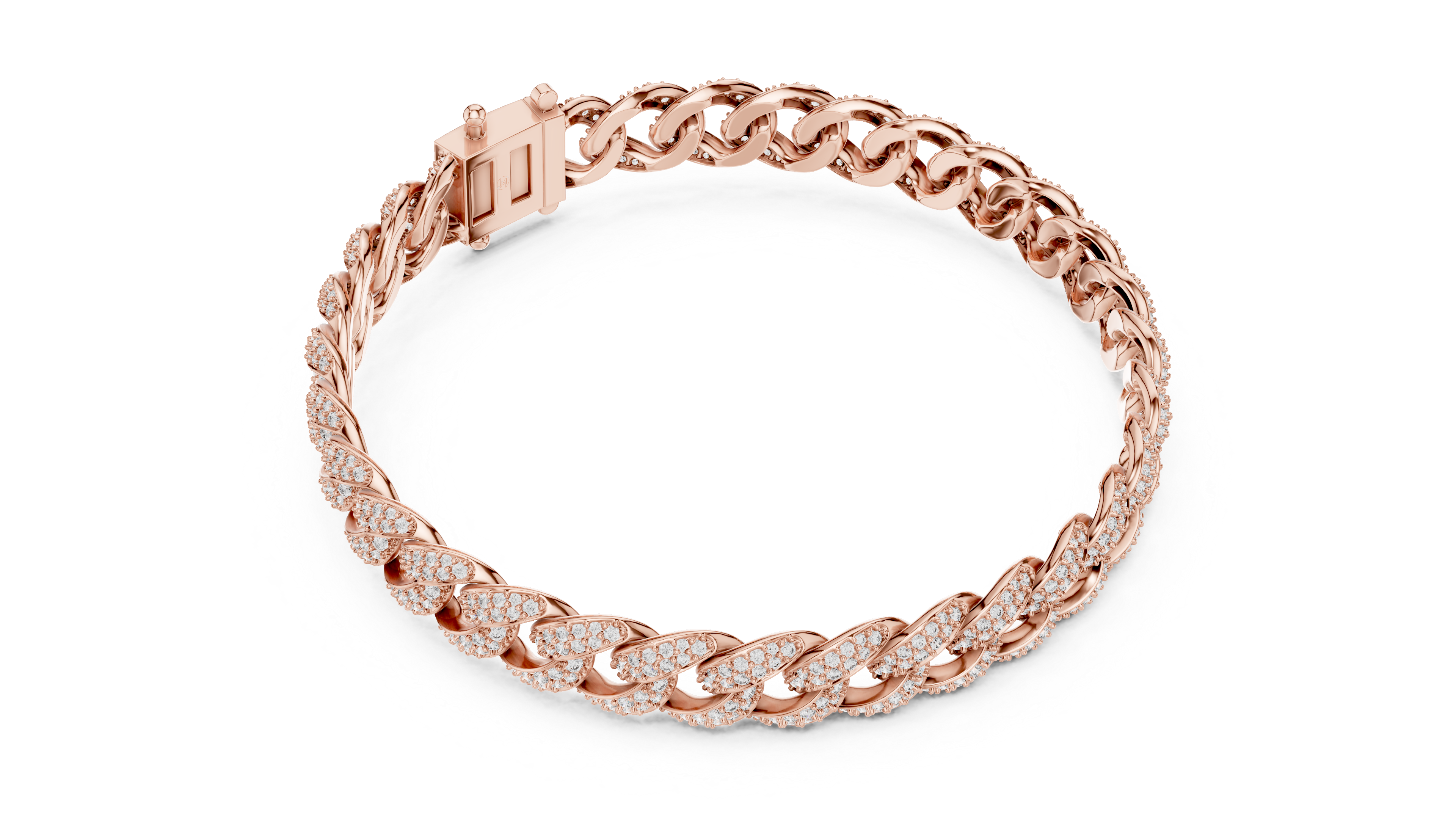 Royal Pavé Chain Bracelet