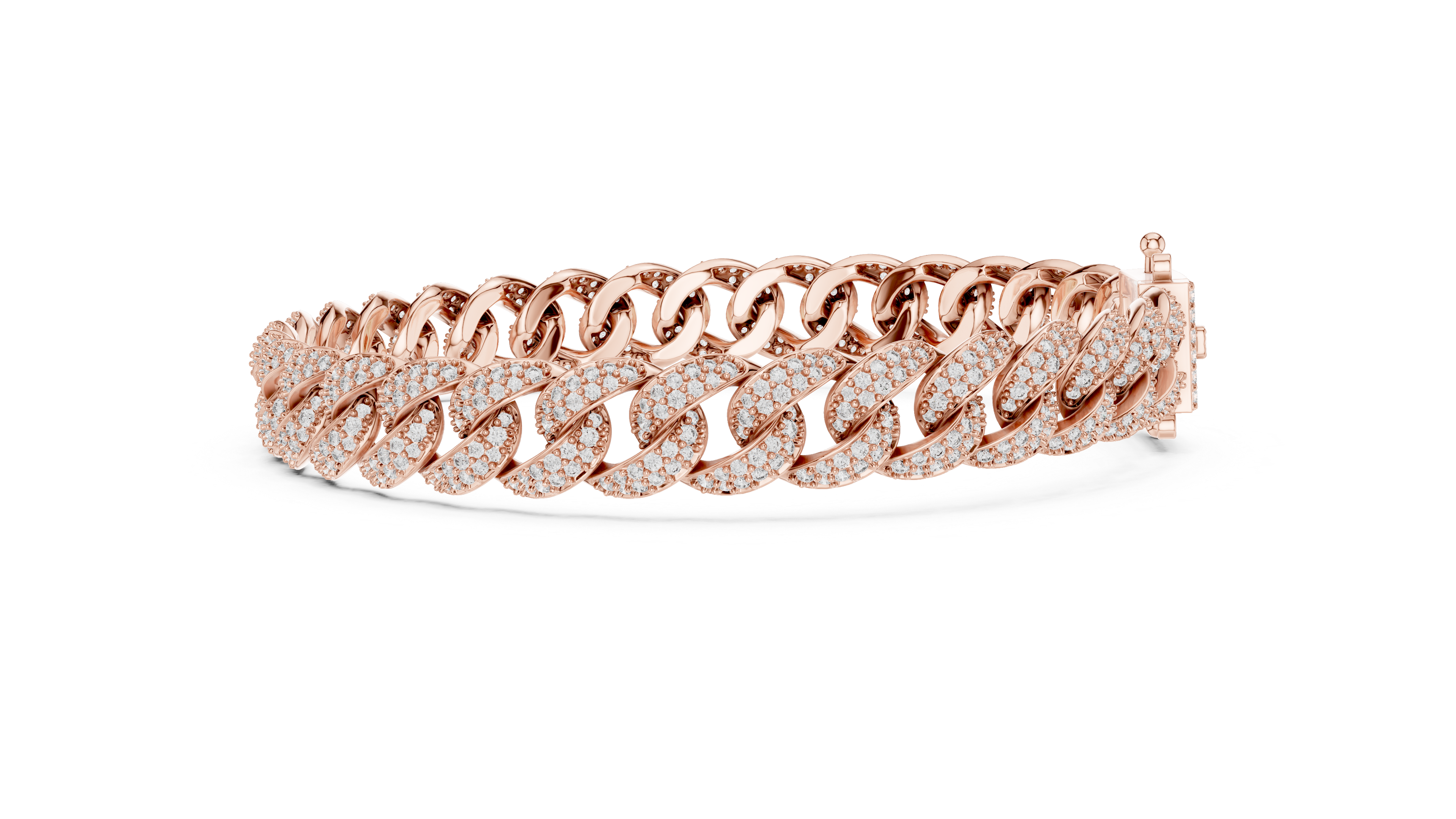 Royal Pavé Chain Bracelet