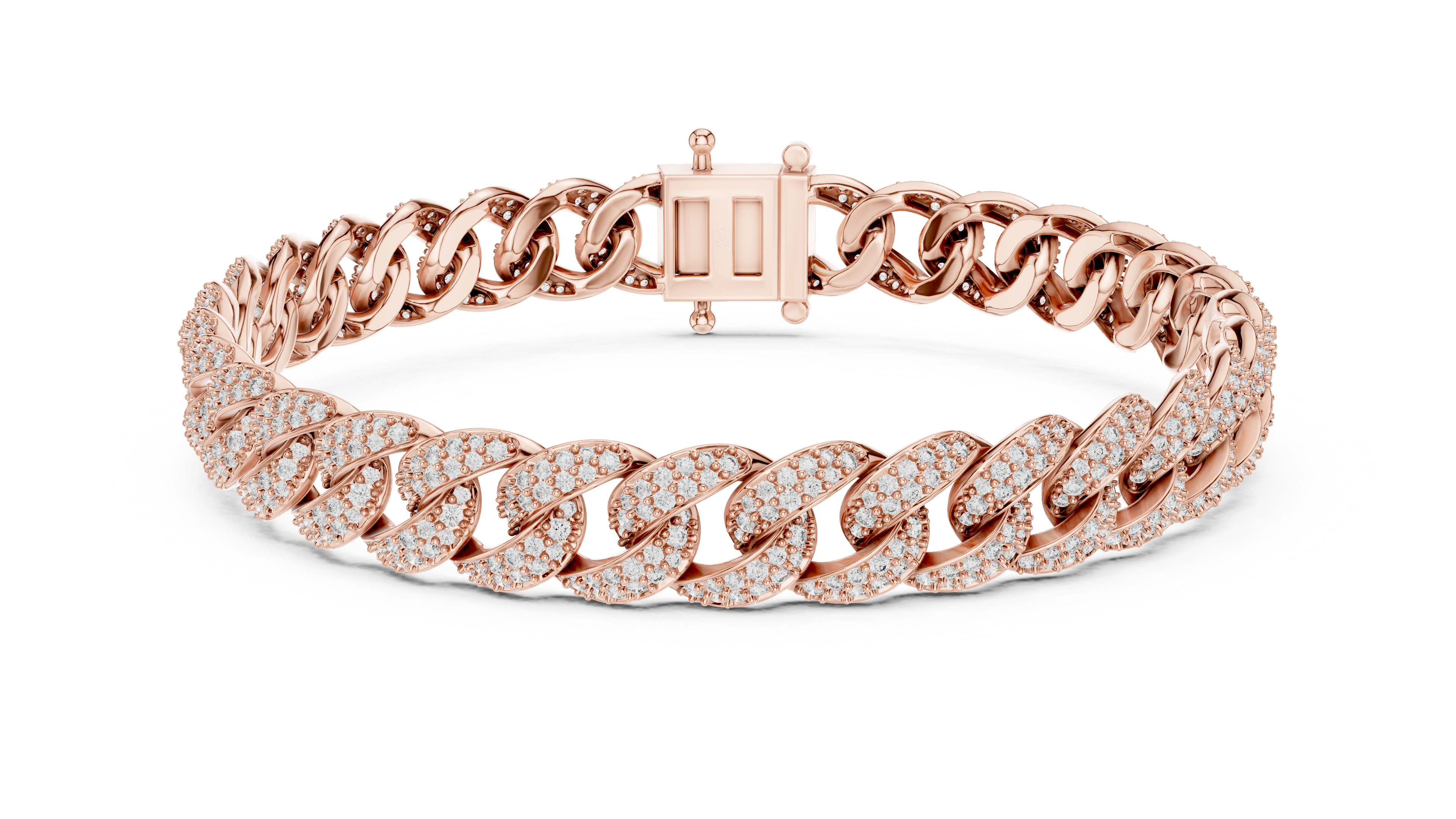 Royal Pavé Chain Bracelet