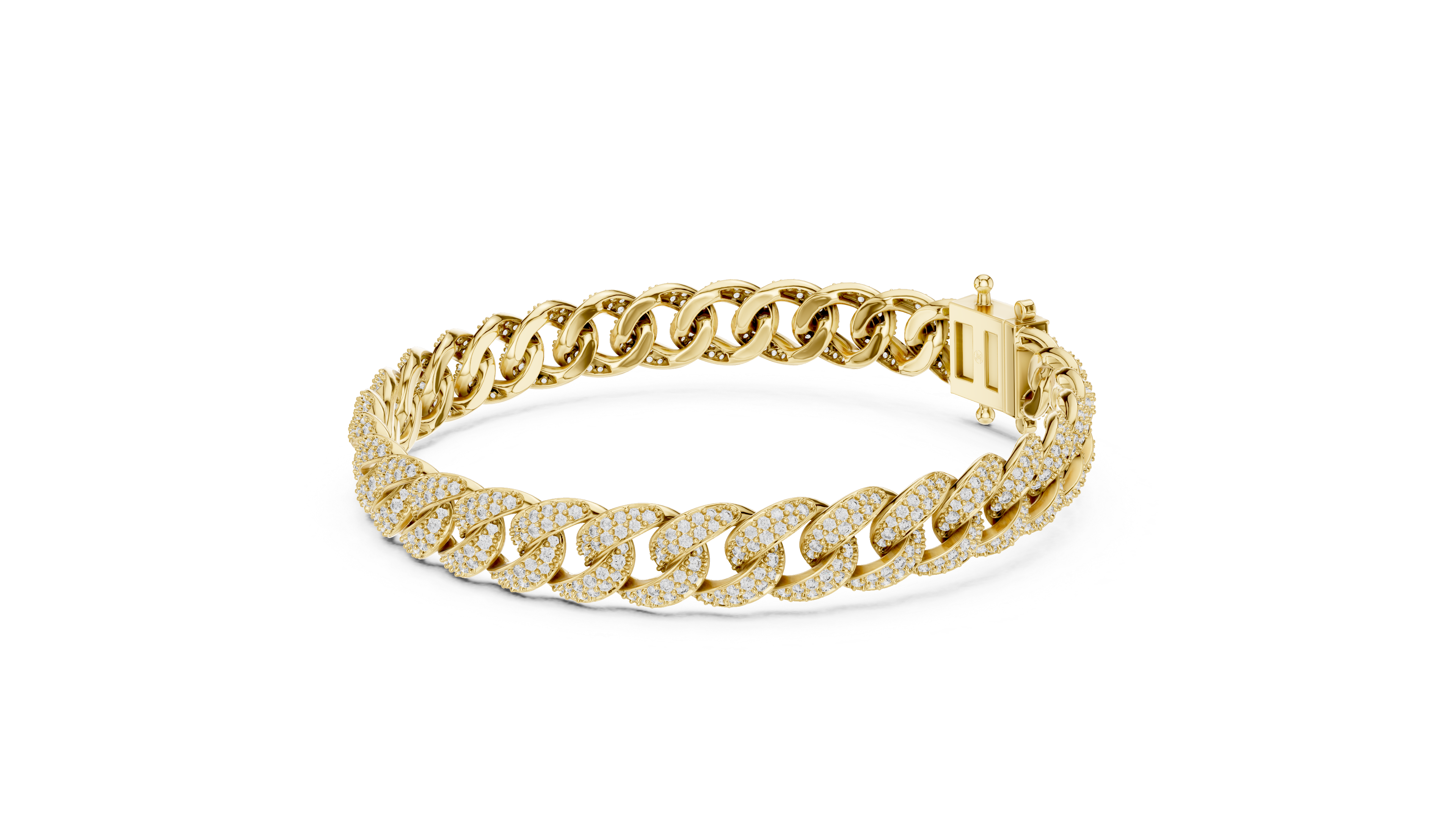 Royal Pavé Chain Bracelet