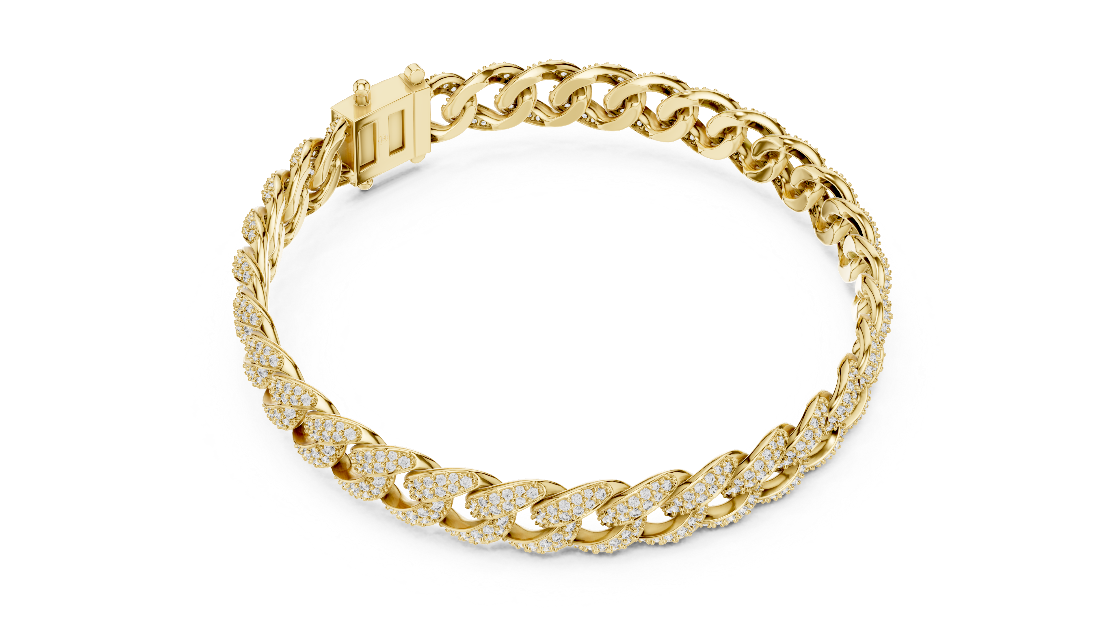 Royal Pavé Chain Bracelet