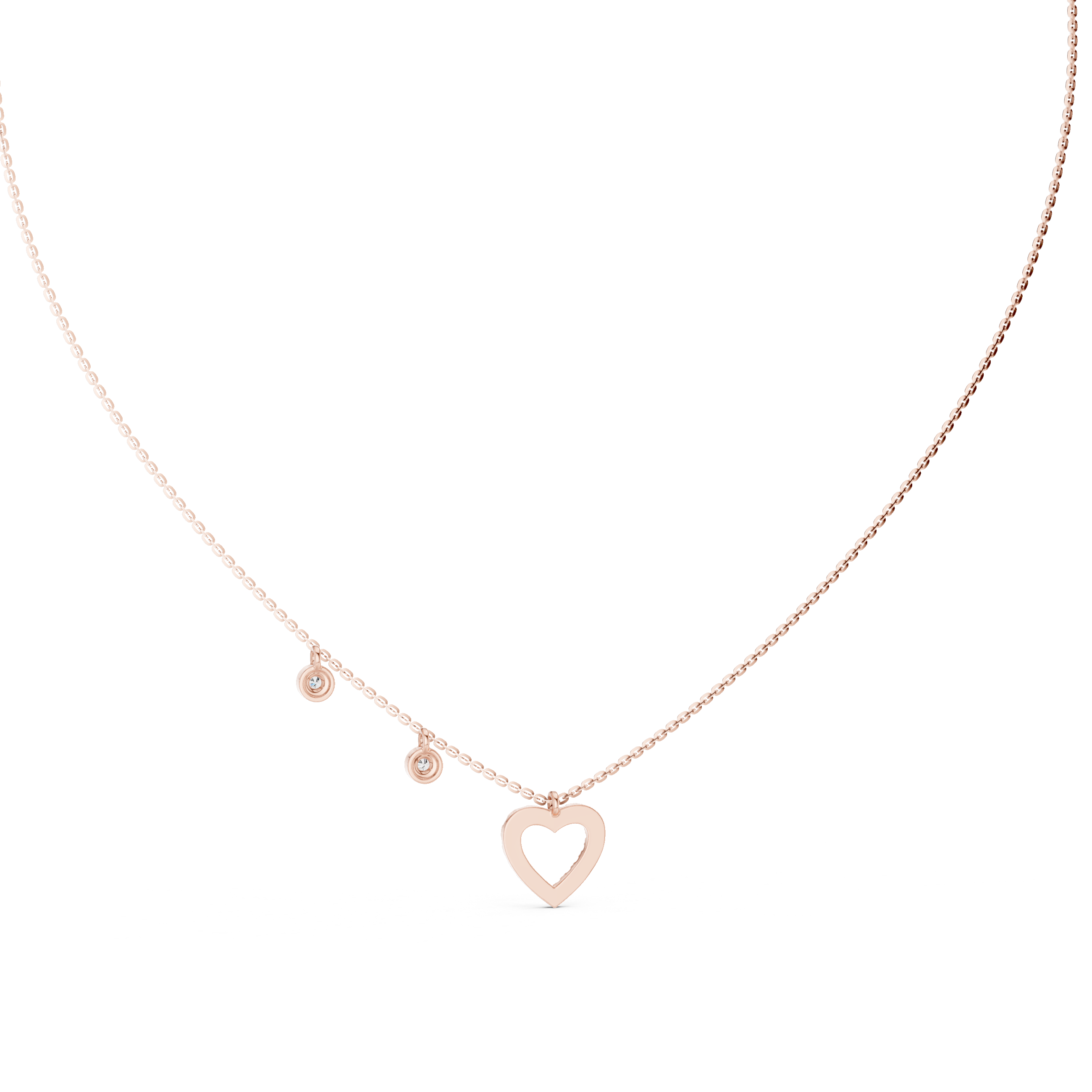 Luxury Heart Diamond Necklace