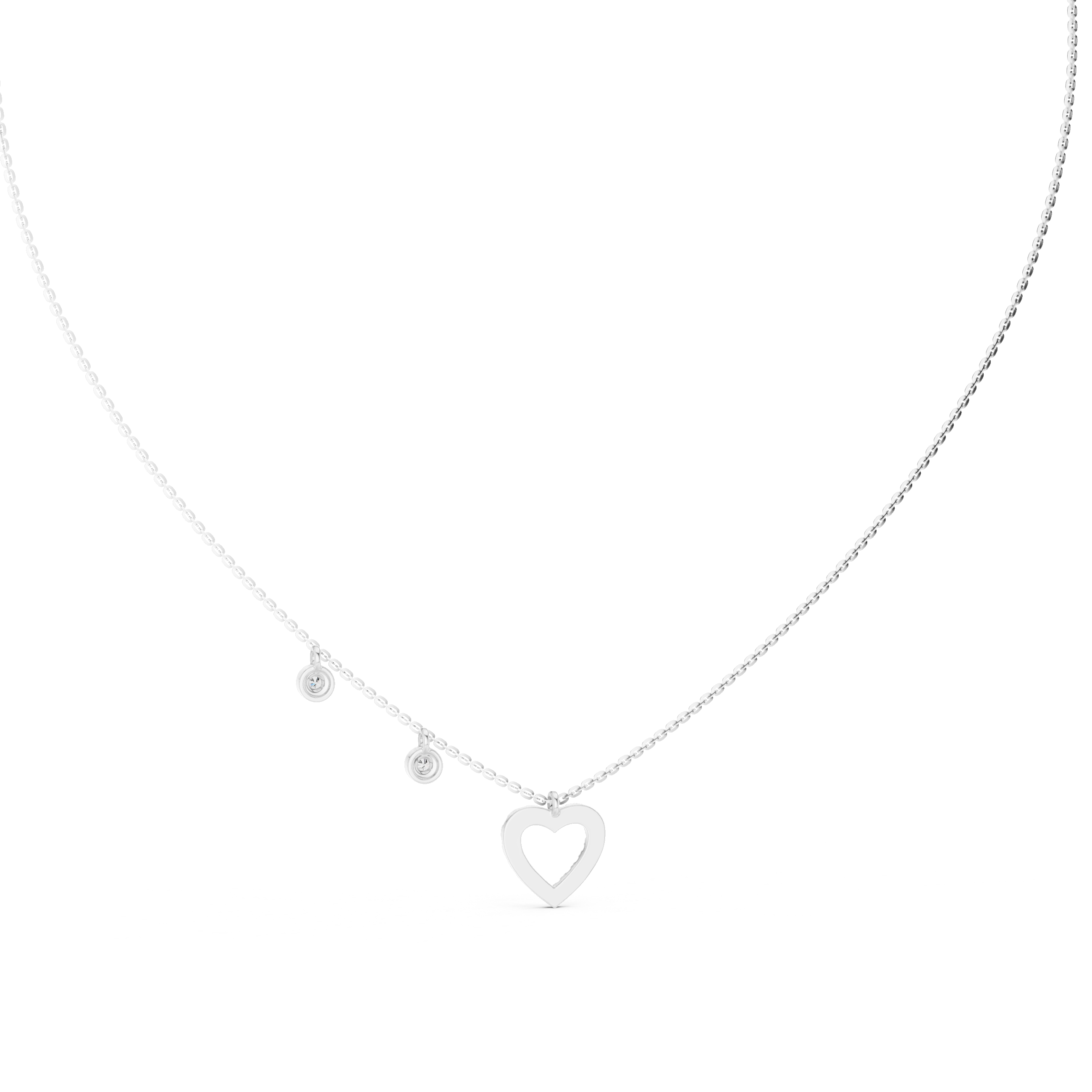 Luxury Heart Diamond Necklace