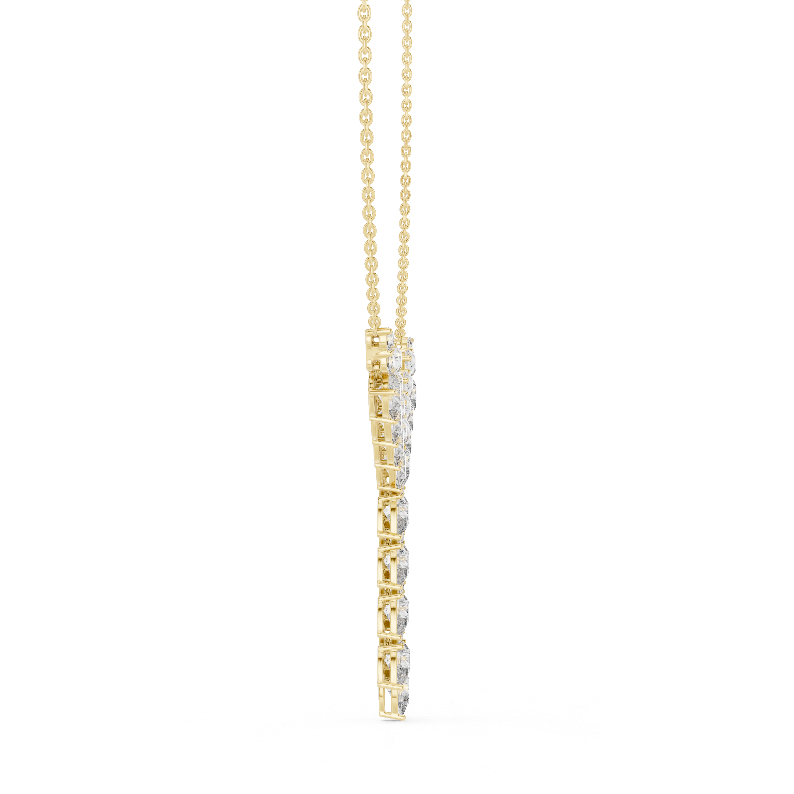 Luxury Drop Diamond Statement Necklace