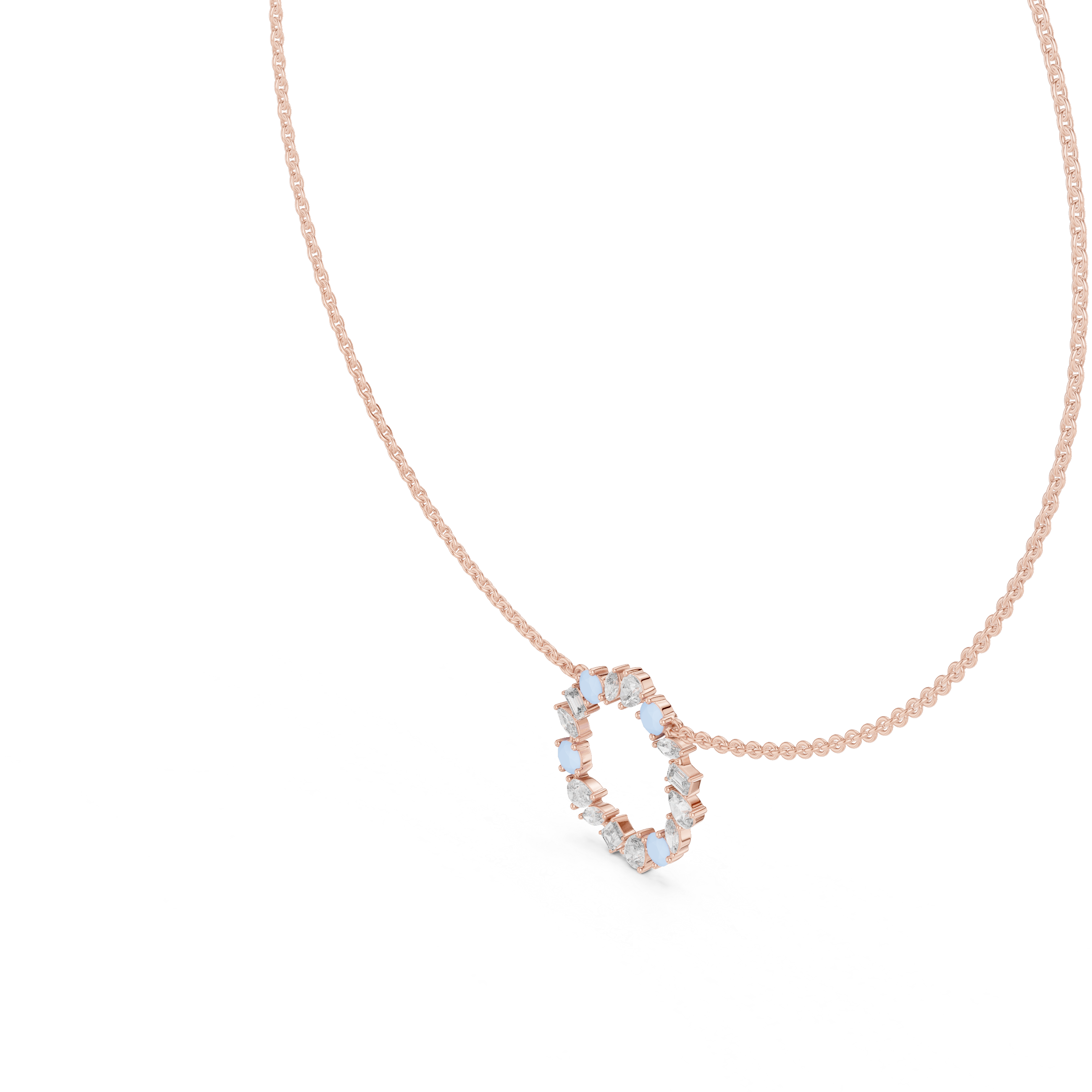 Luxury Diamond Circle Necklace
