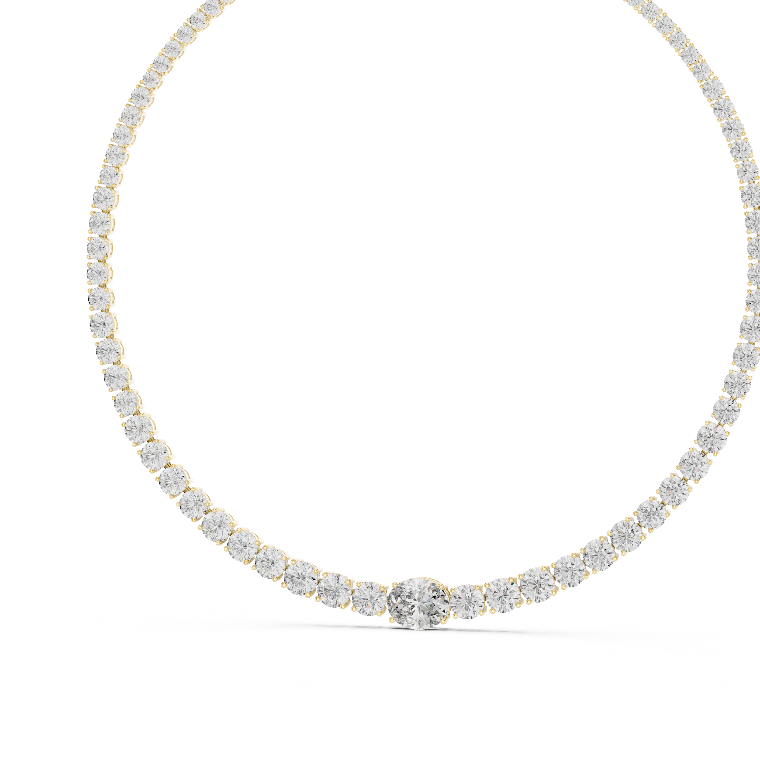 Luxury Graduated Diamond Necklace