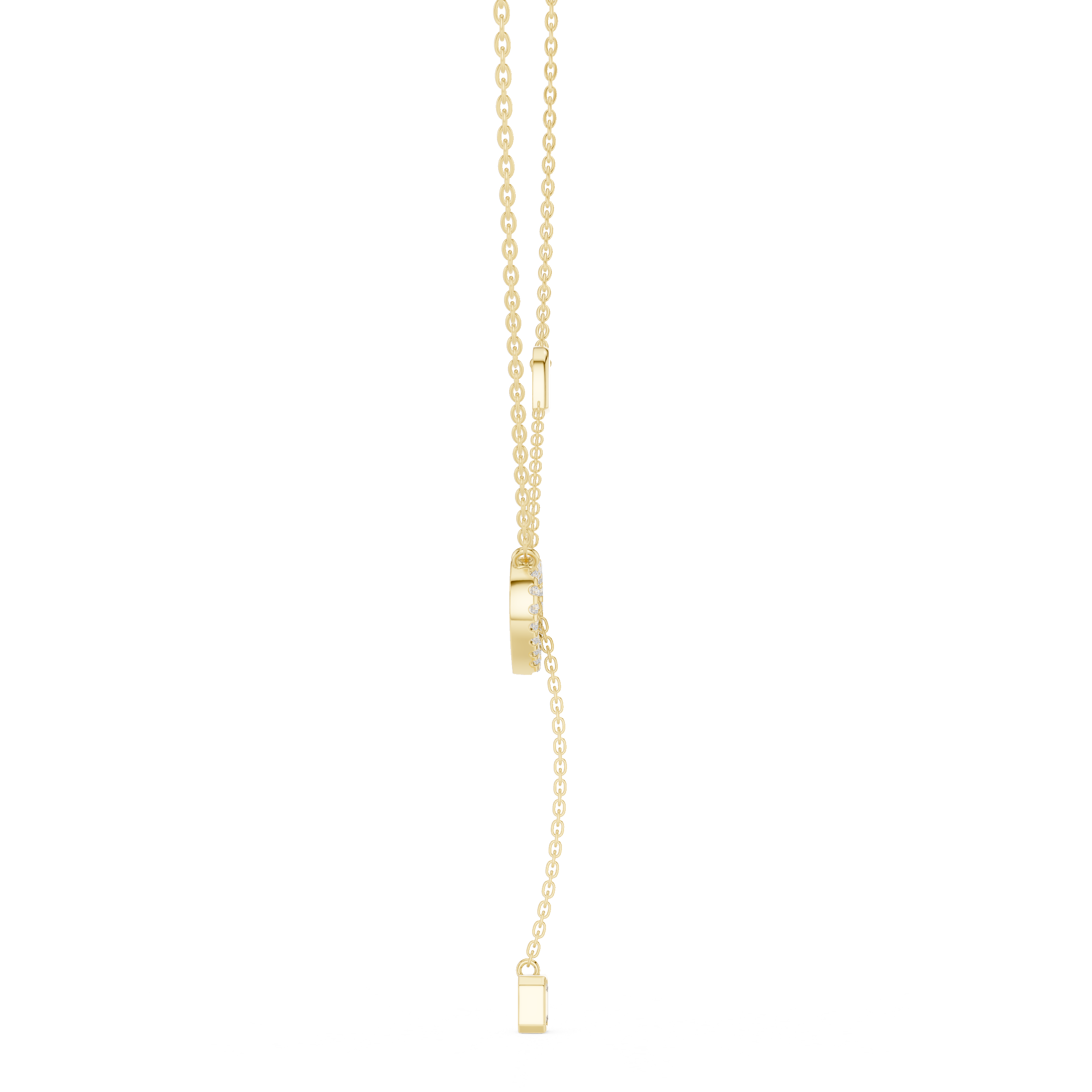 Luxury Heart Drop Necklace