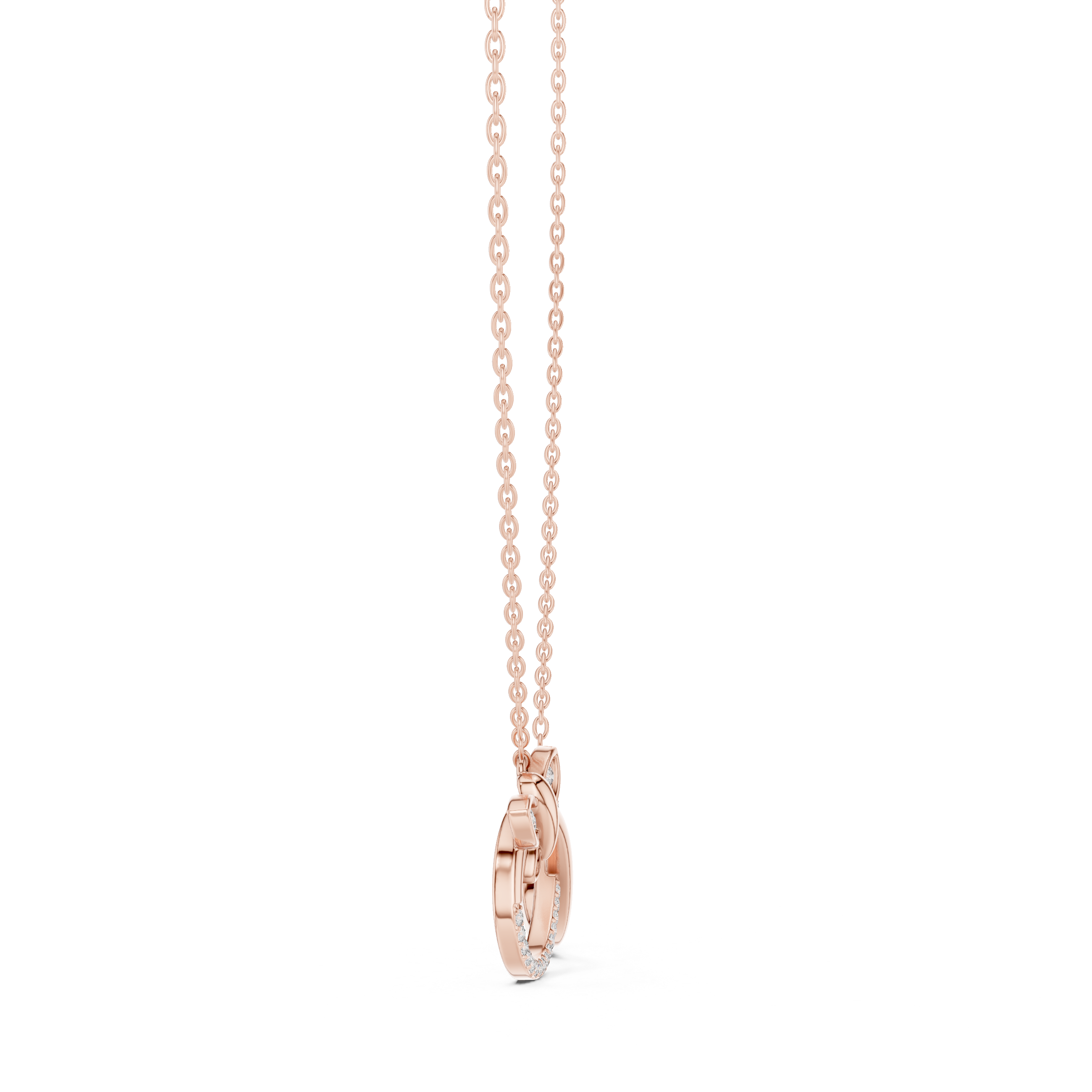 Butterfly Infinity Diamond Necklace – Elegant Symbol of Eternal Love