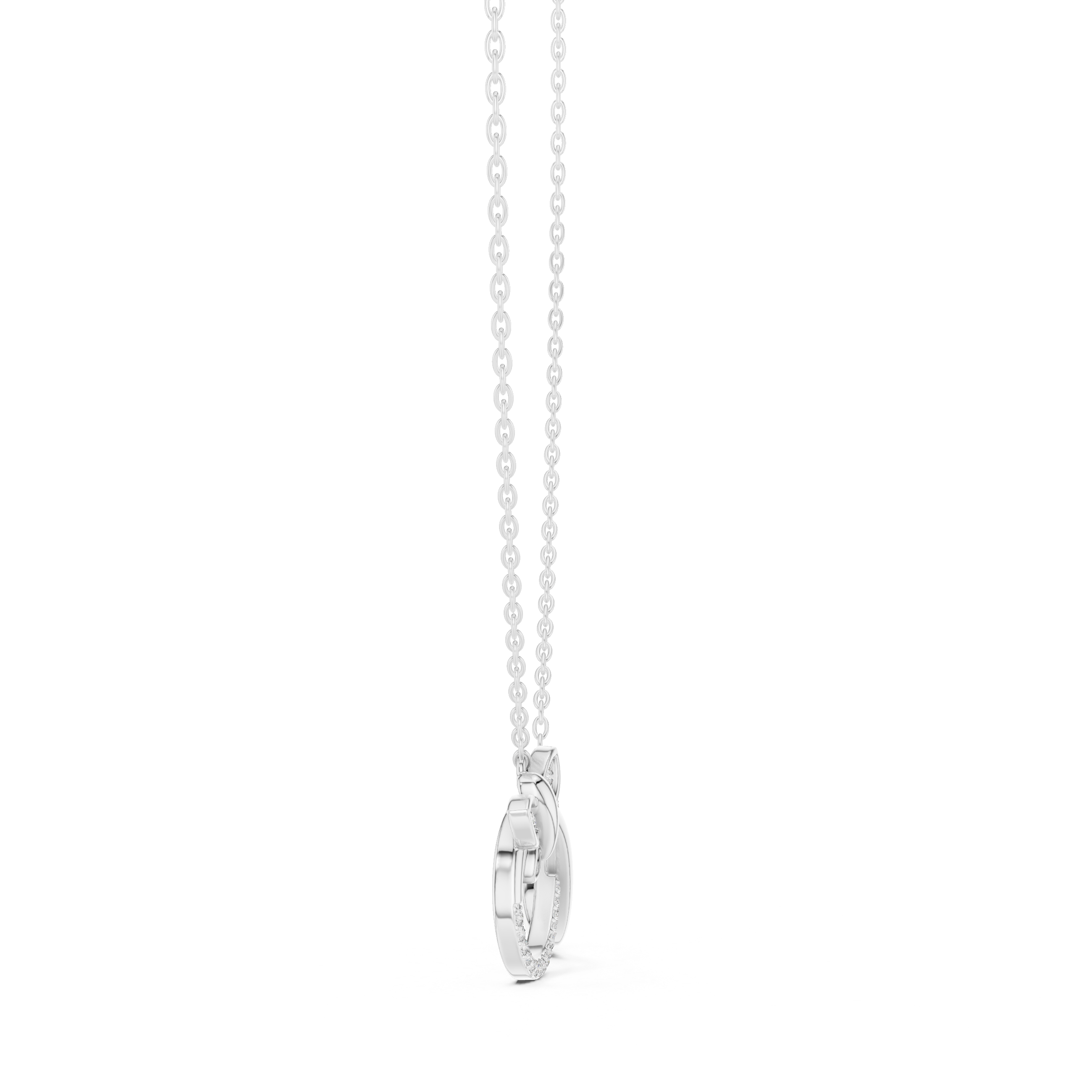 Butterfly Infinity Diamond Necklace – Elegant Symbol of Eternal Love