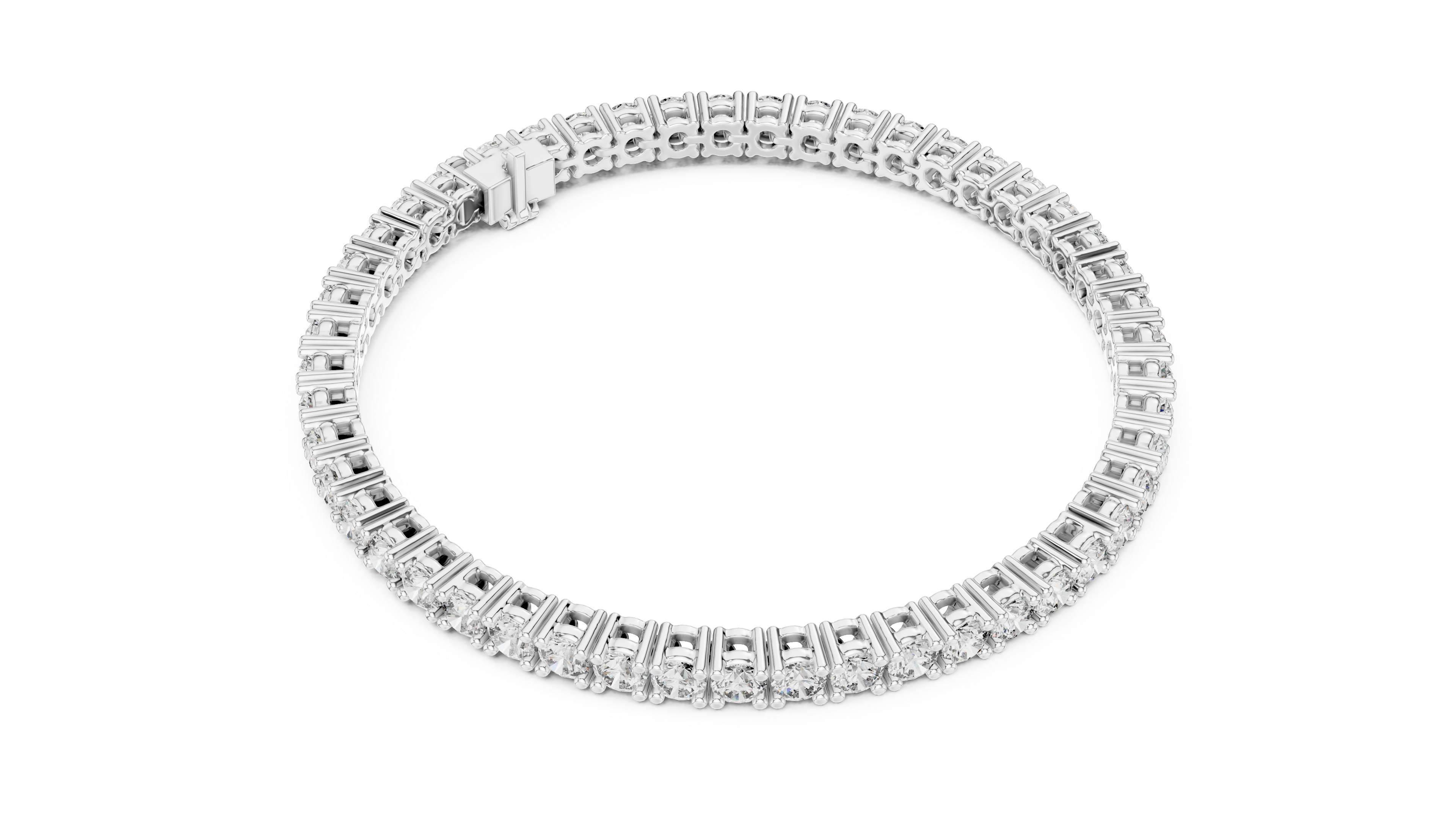 Luxury Round Tennis Bracelet