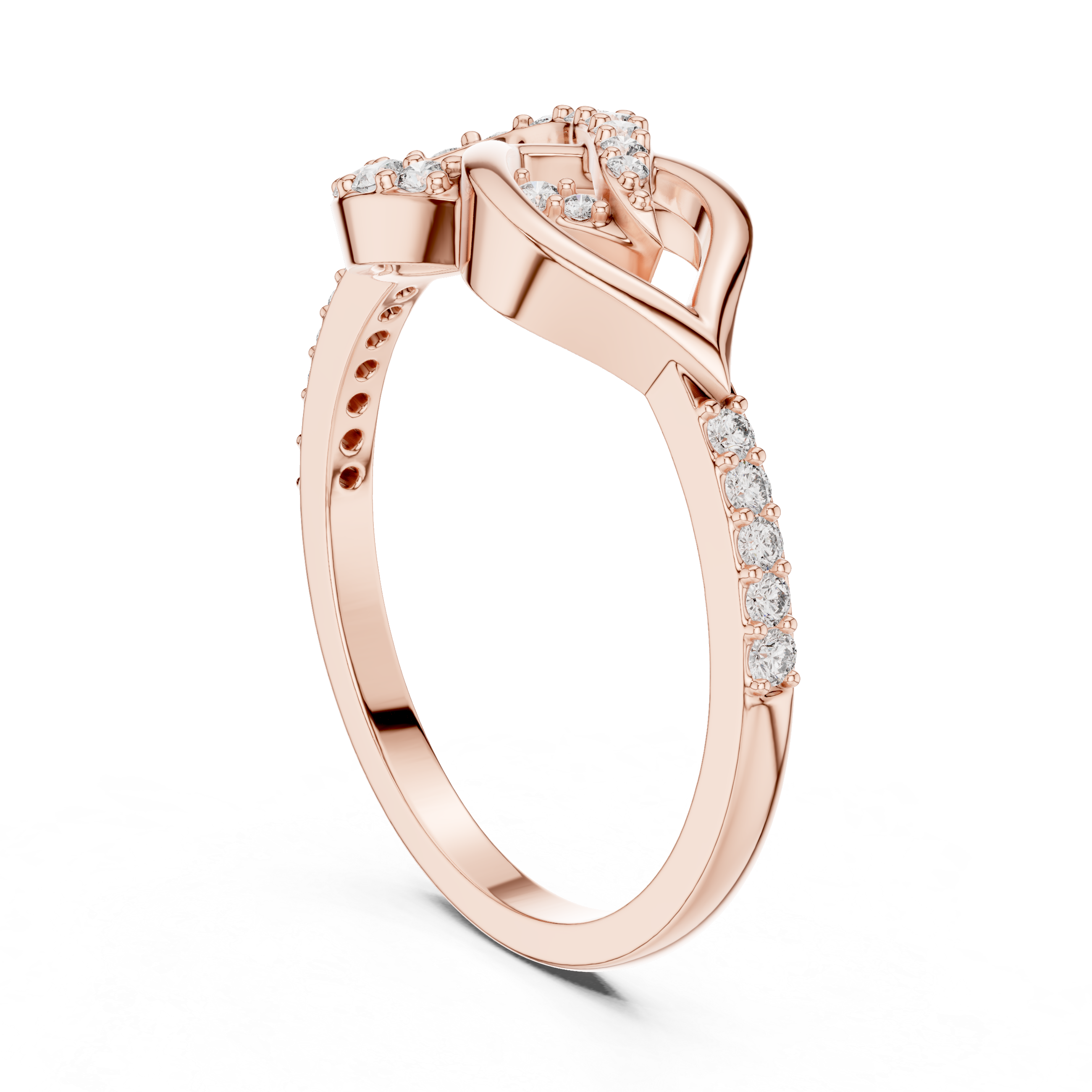 Modern Infinity Diamond Ring