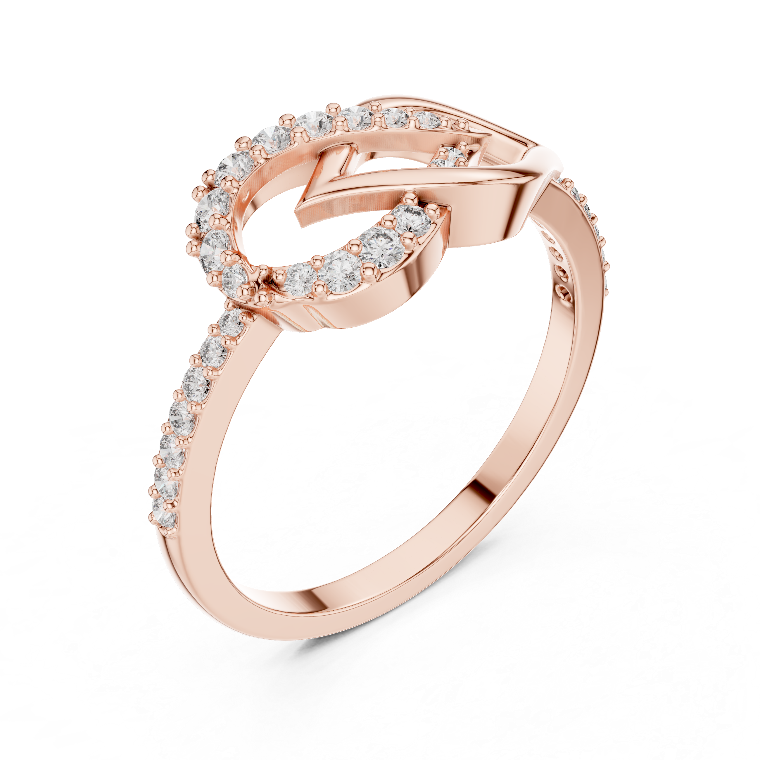 Modern Infinity Diamond Ring