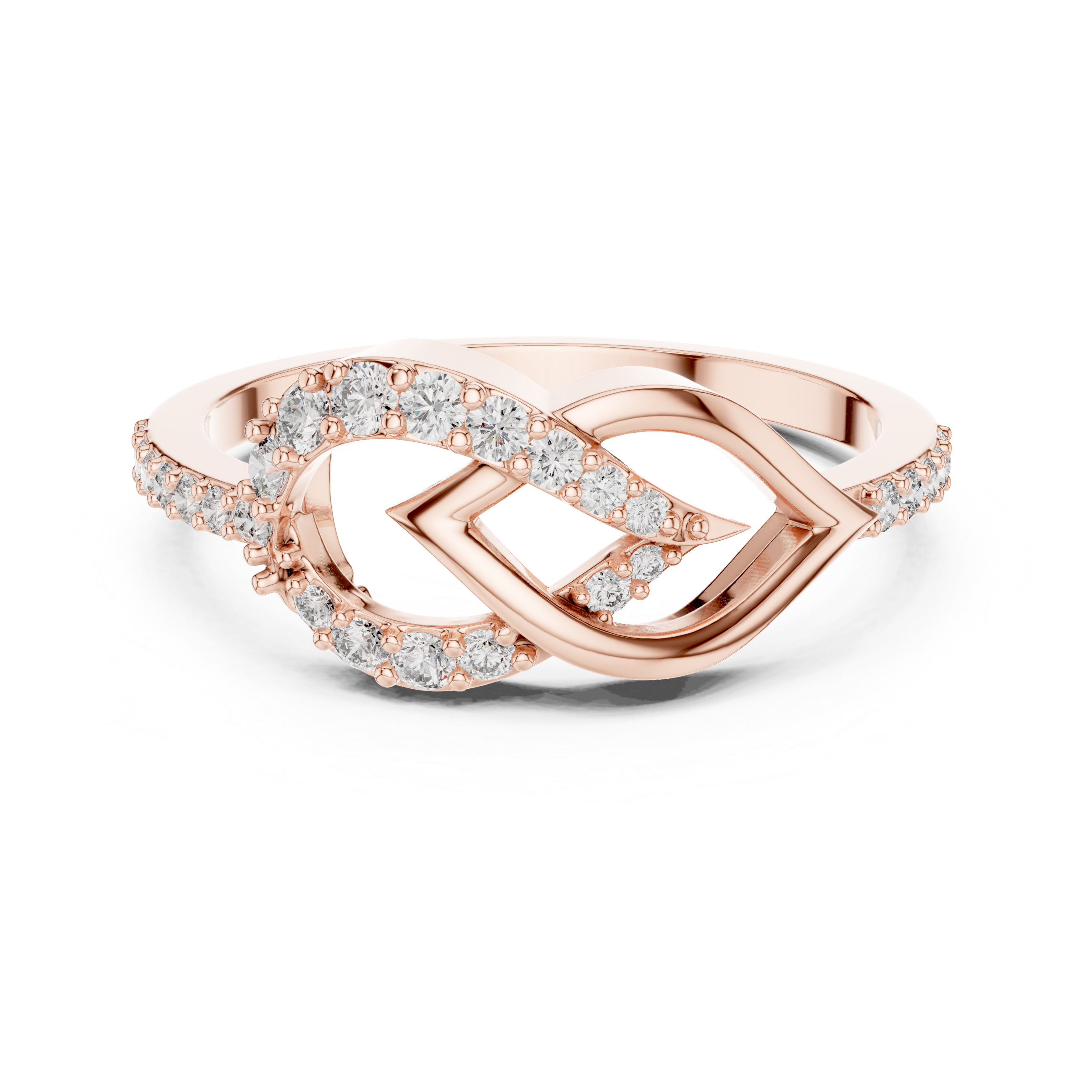 Modern Infinity Diamond Ring