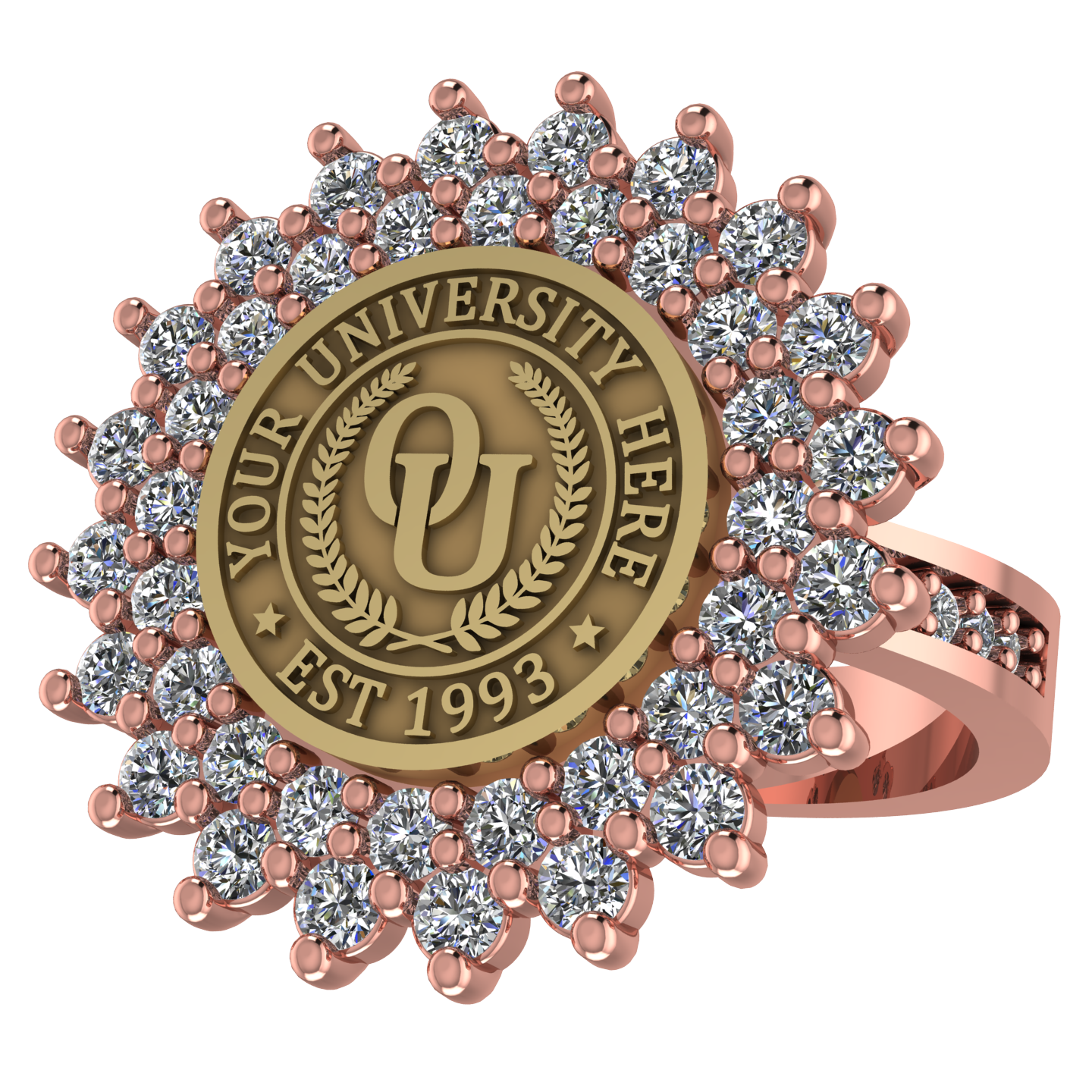 Splendid | Channel Core Band Custom Collage Ring