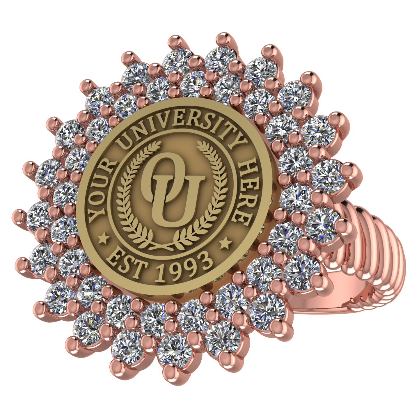 Splendid | Rope Core Band Custom College Ring