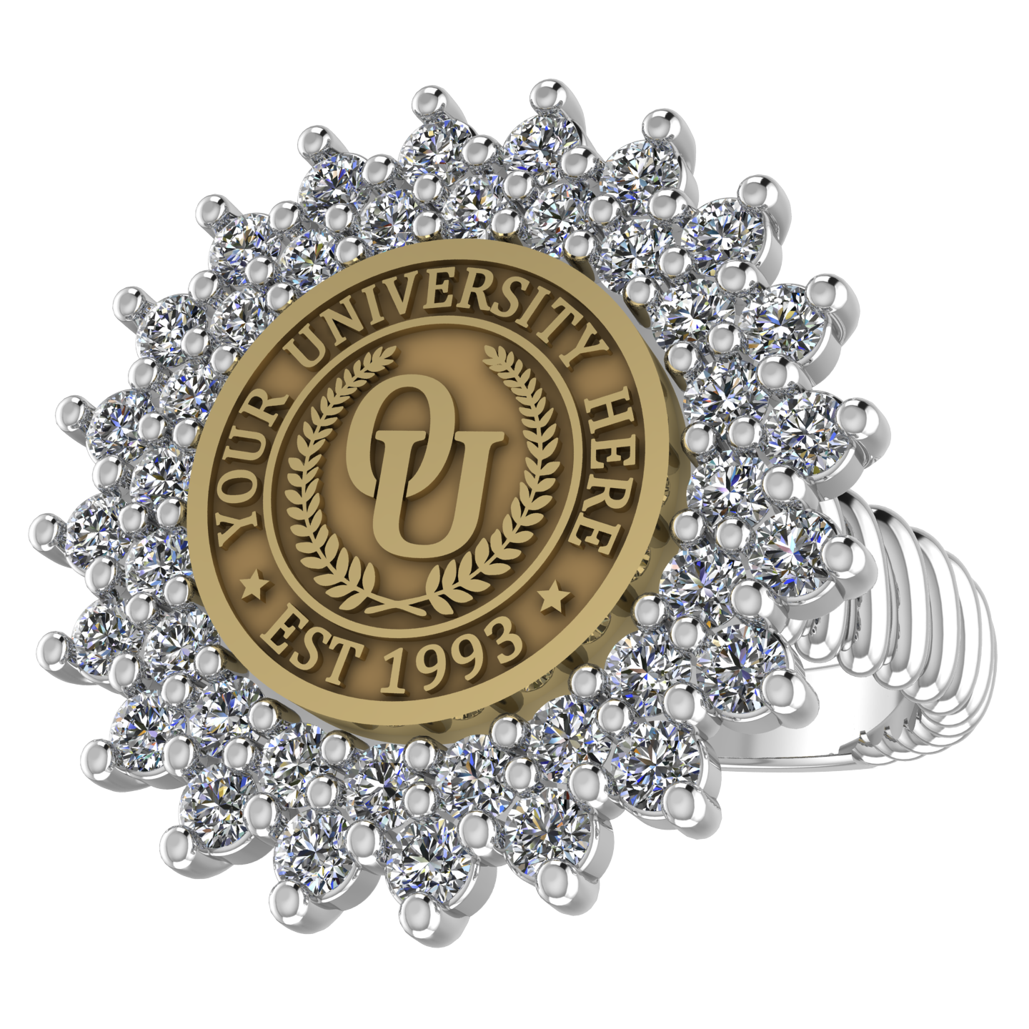 Splendid | Rope Core Band Custom College Ring
