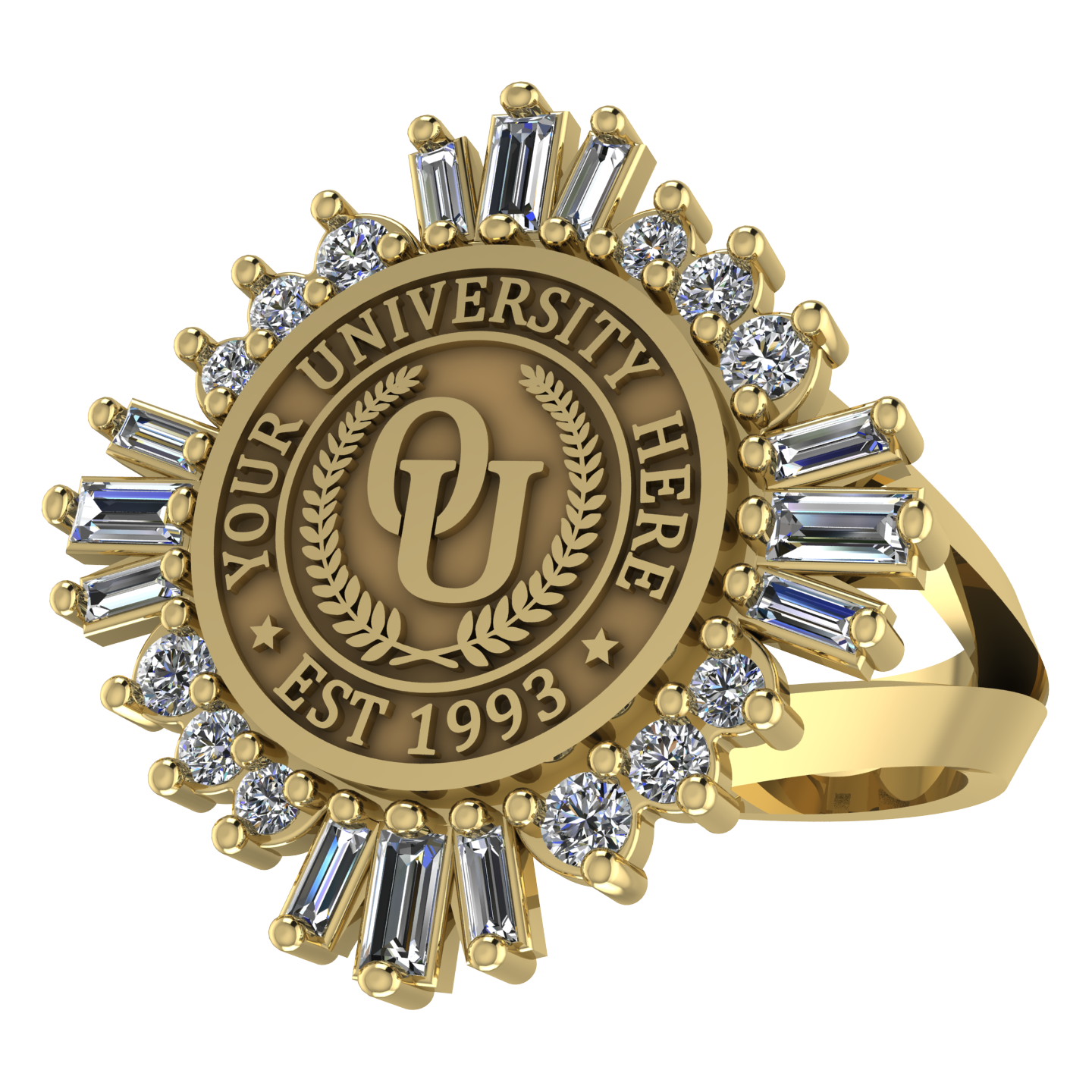 Tramontana | V-Frame Band Custom Collage Ring