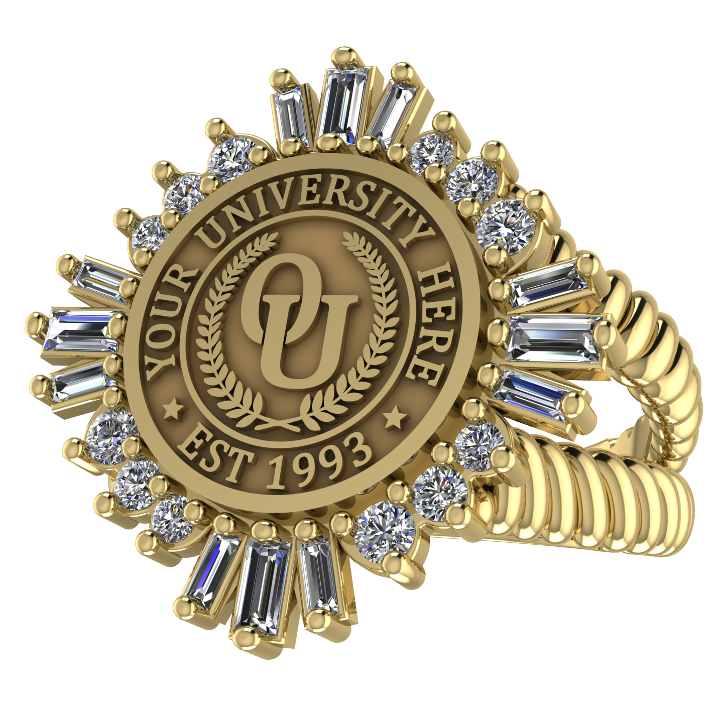 Tramontana | V-Rope Band Custom Collage Ring