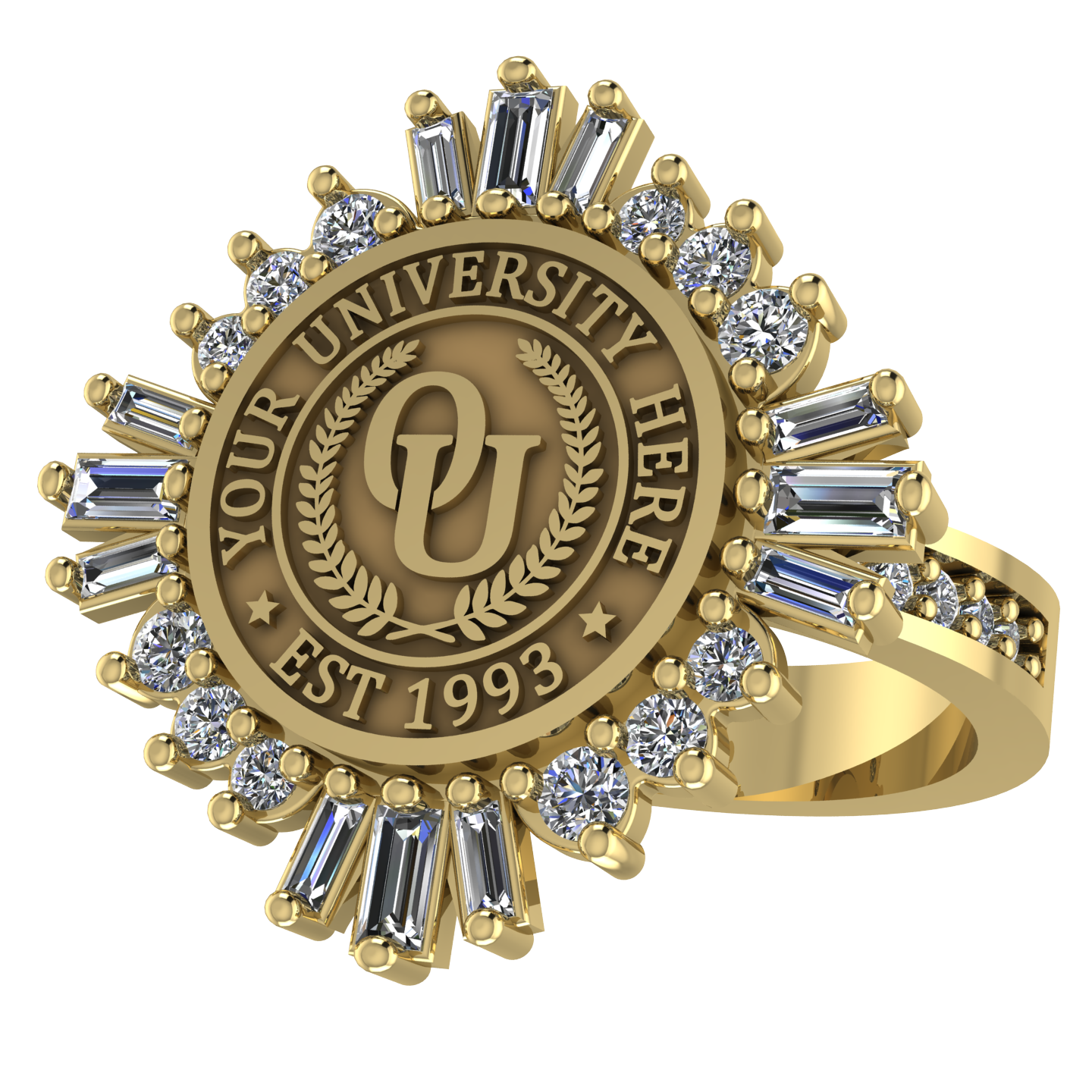 Tramontana | Channel Core Band Custom Collage Ring