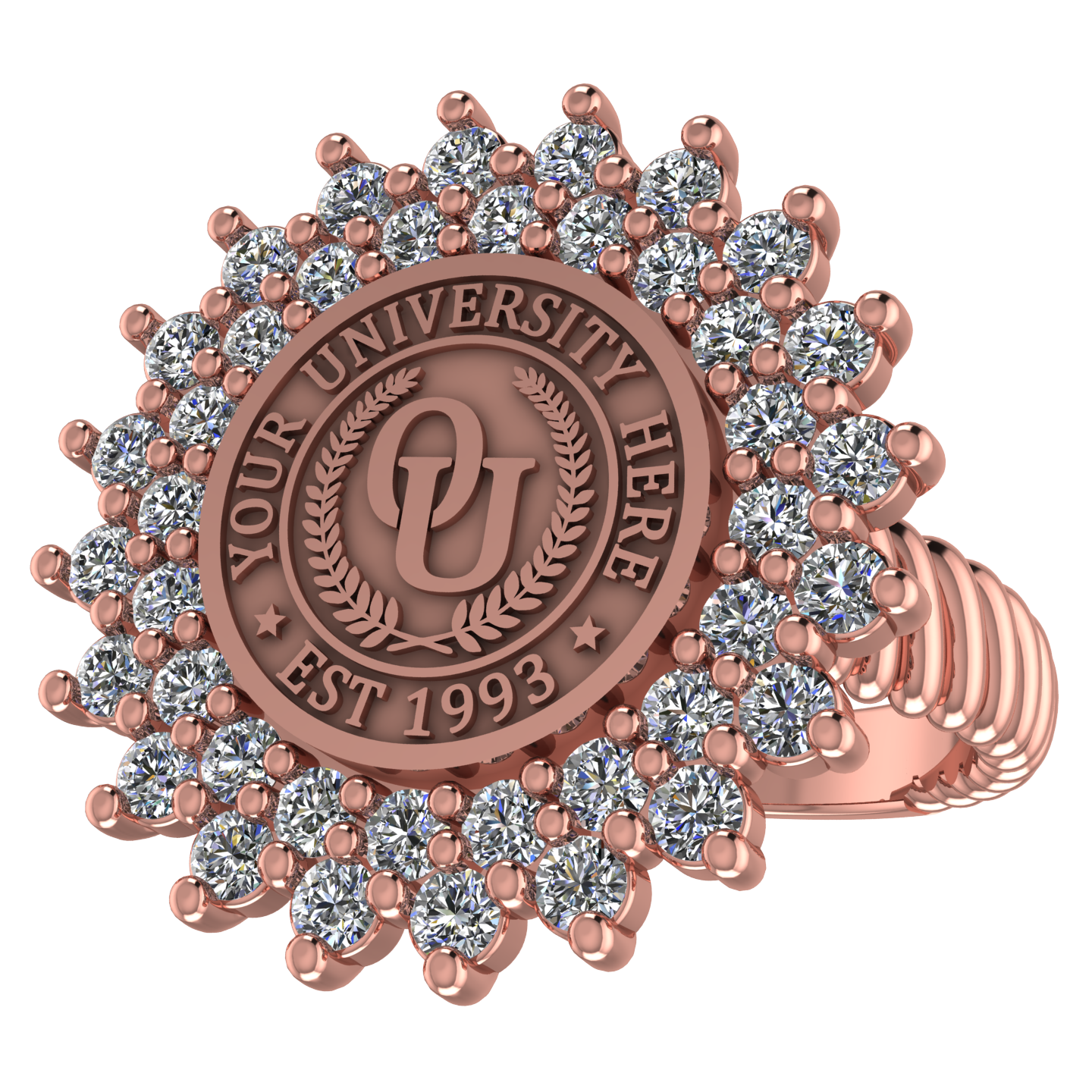 Splendid | Rope Core Band Custom College Ring