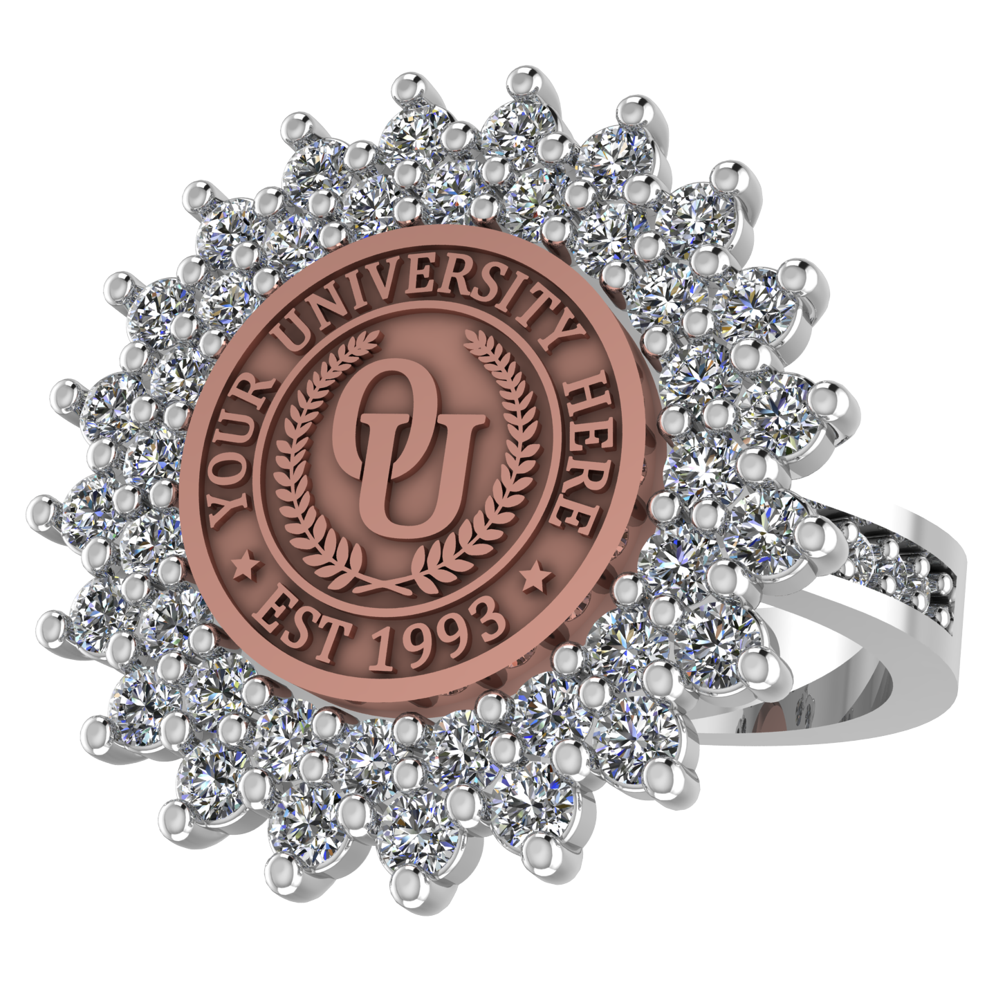 Splendid | Channel Core Band Custom Collage Ring