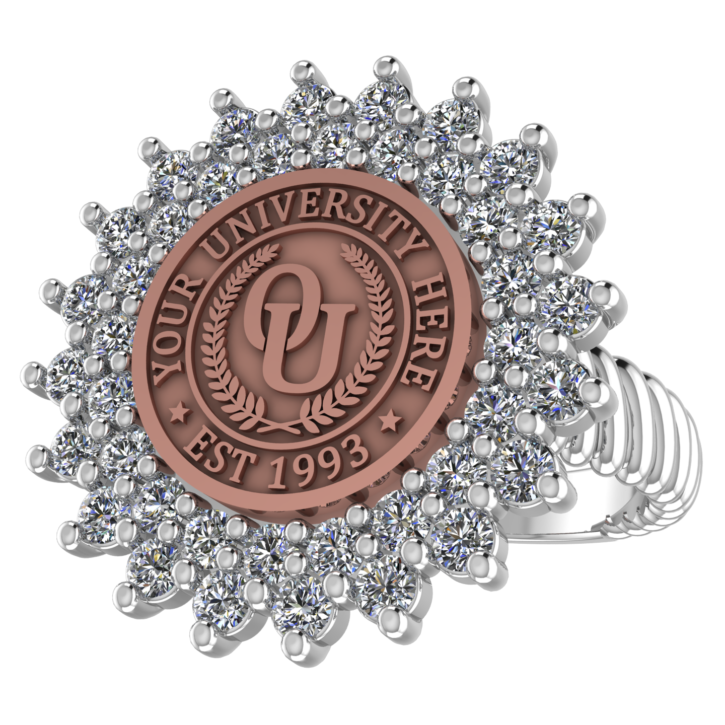 Splendid | Rope Core Band Custom College Ring