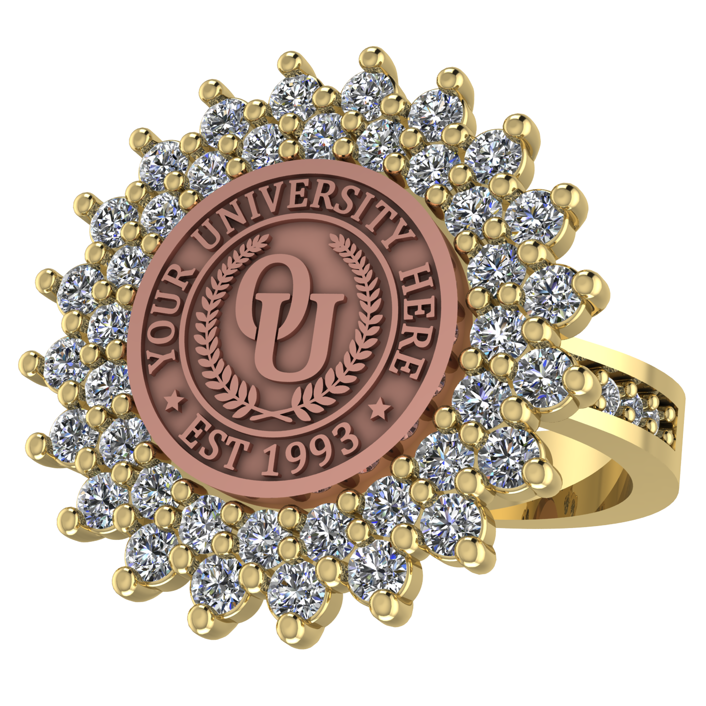 Splendid | Channel Core Band Custom College Ring
