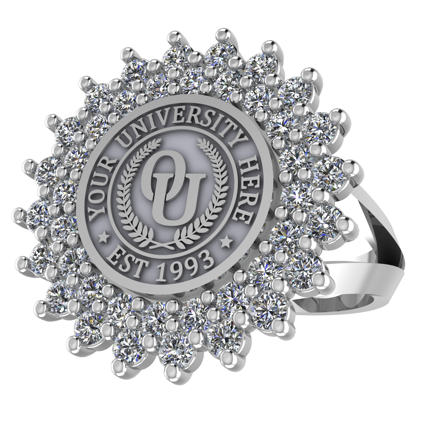 Splendid | V-Frame Band Custom Collage Ring