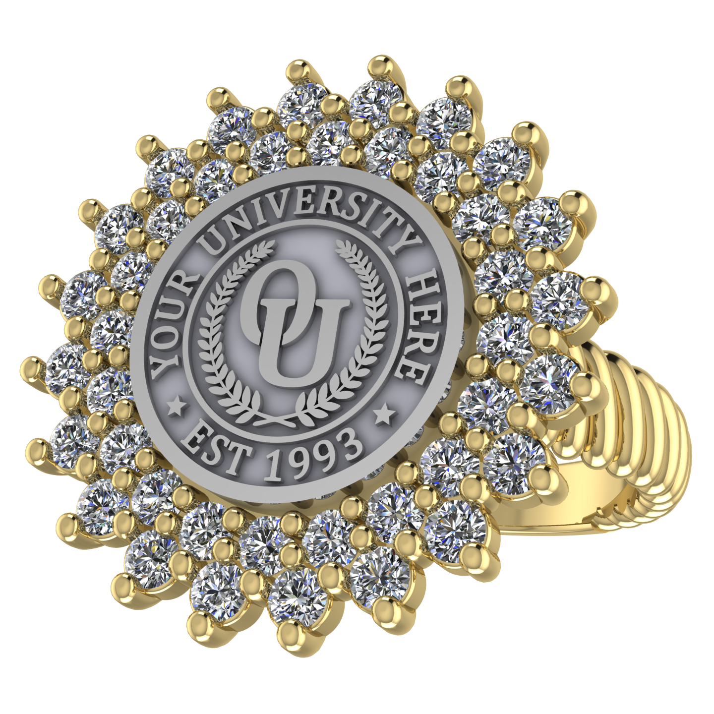 Splendid | Rope Core Band Custom Collage Ring