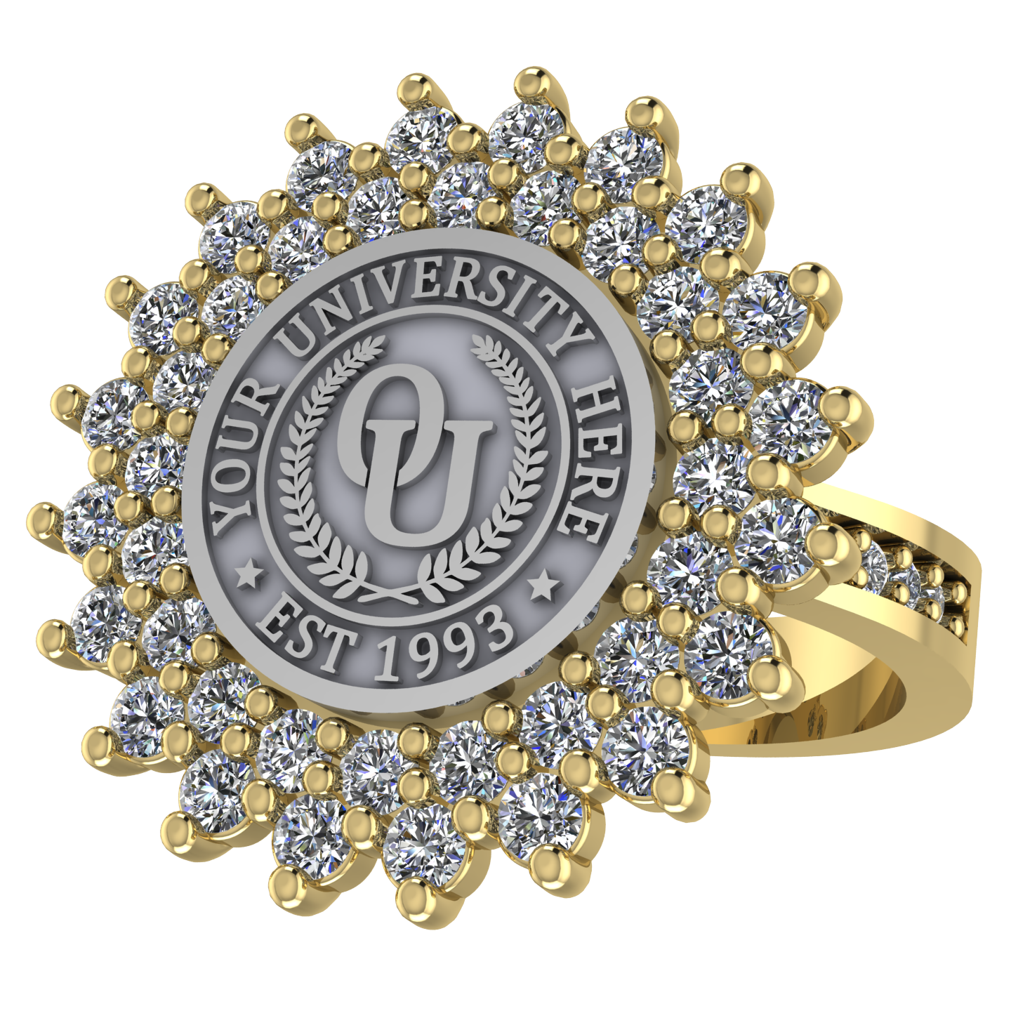 Splendid | Channel Core Band Custom Collage Ring