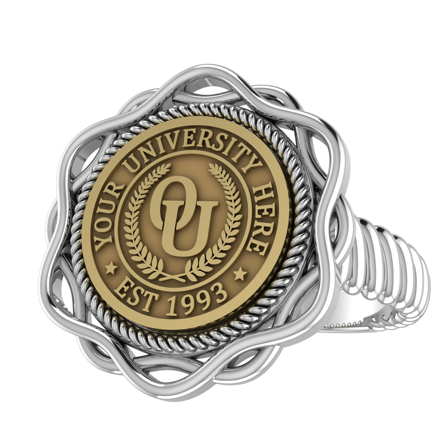 Slanga | Rope Core Band Custom College Ring