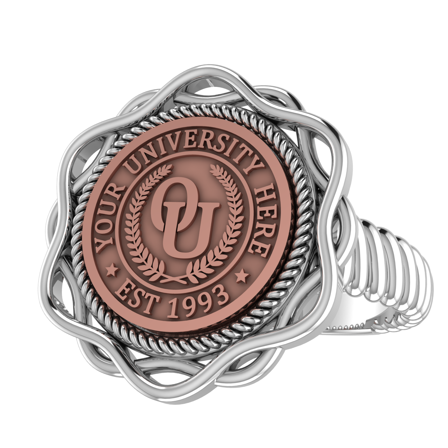 Slanga | Rope Core Band Custom College Ring