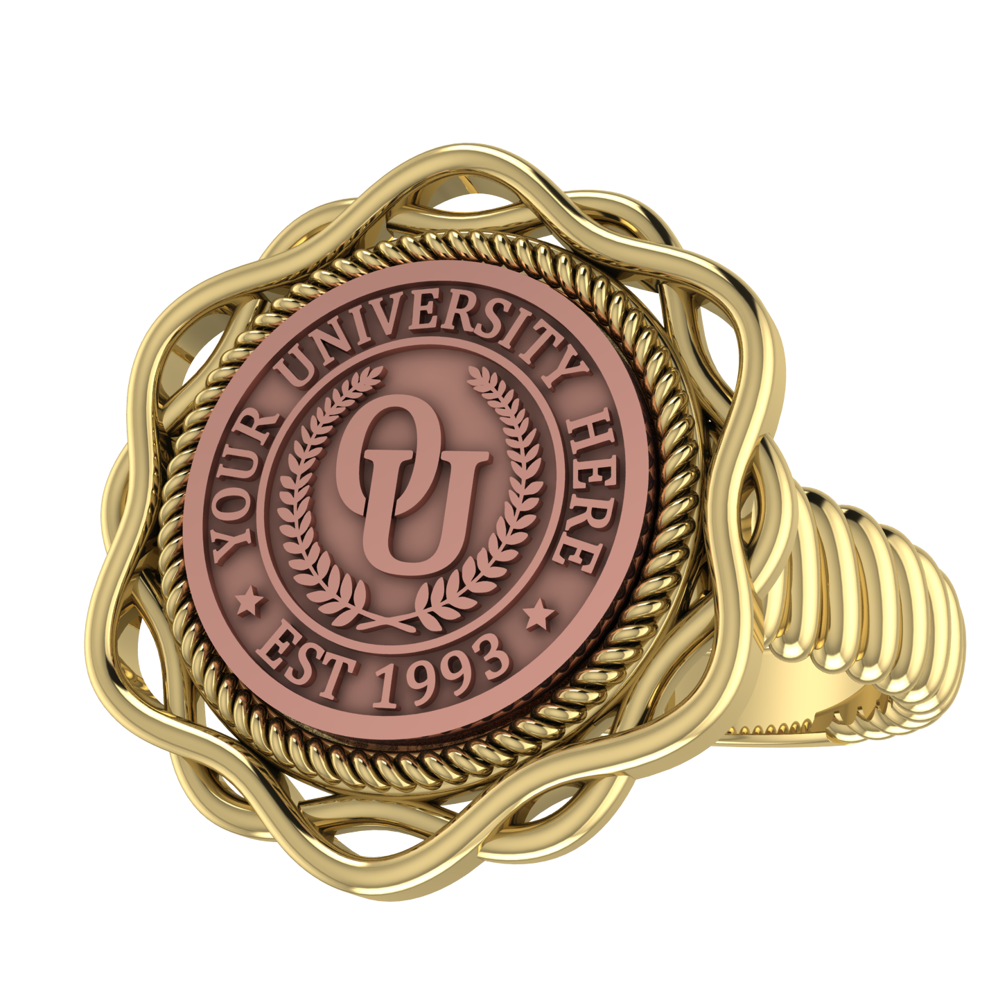 Slanga | Rope Core Band Custom College Ring